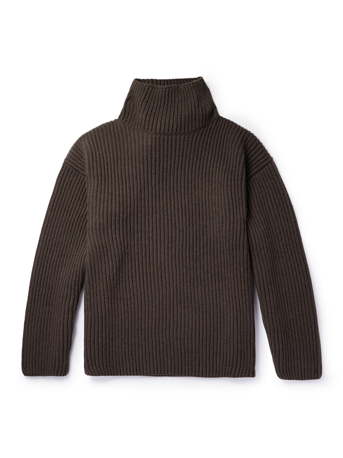 Manlio Ribbed Cashmere Rollneck Sweater