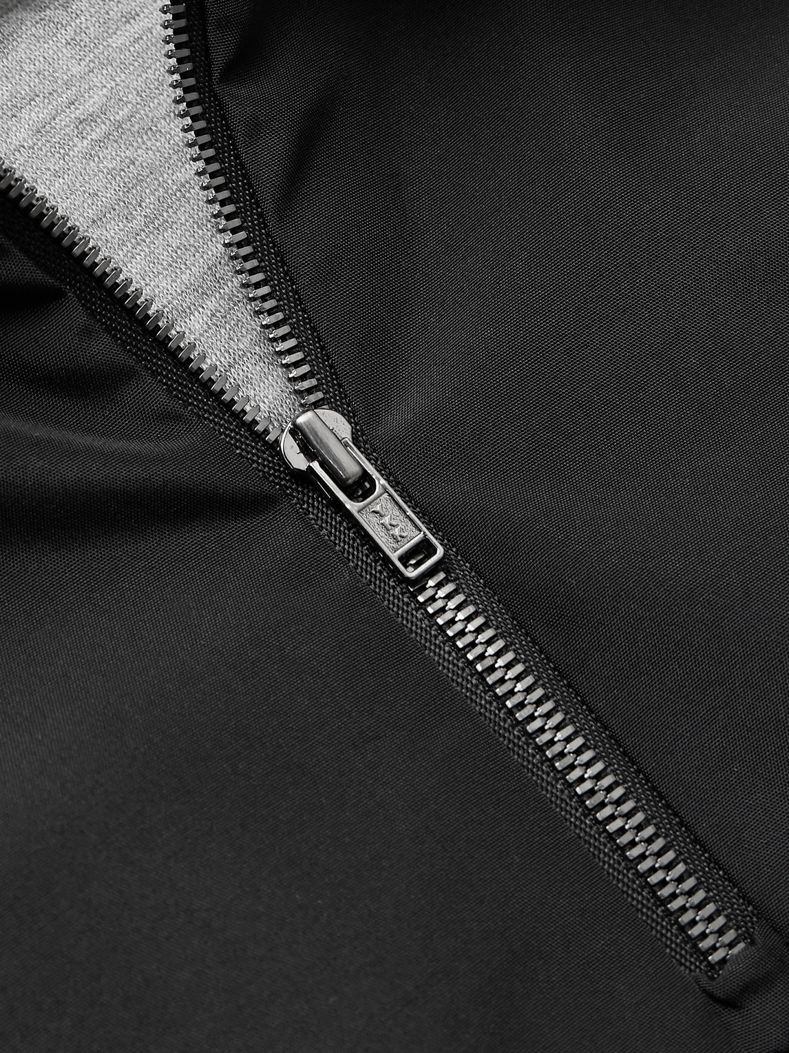 Shop The Row Dixon Shell Half-zip Jacket In Black