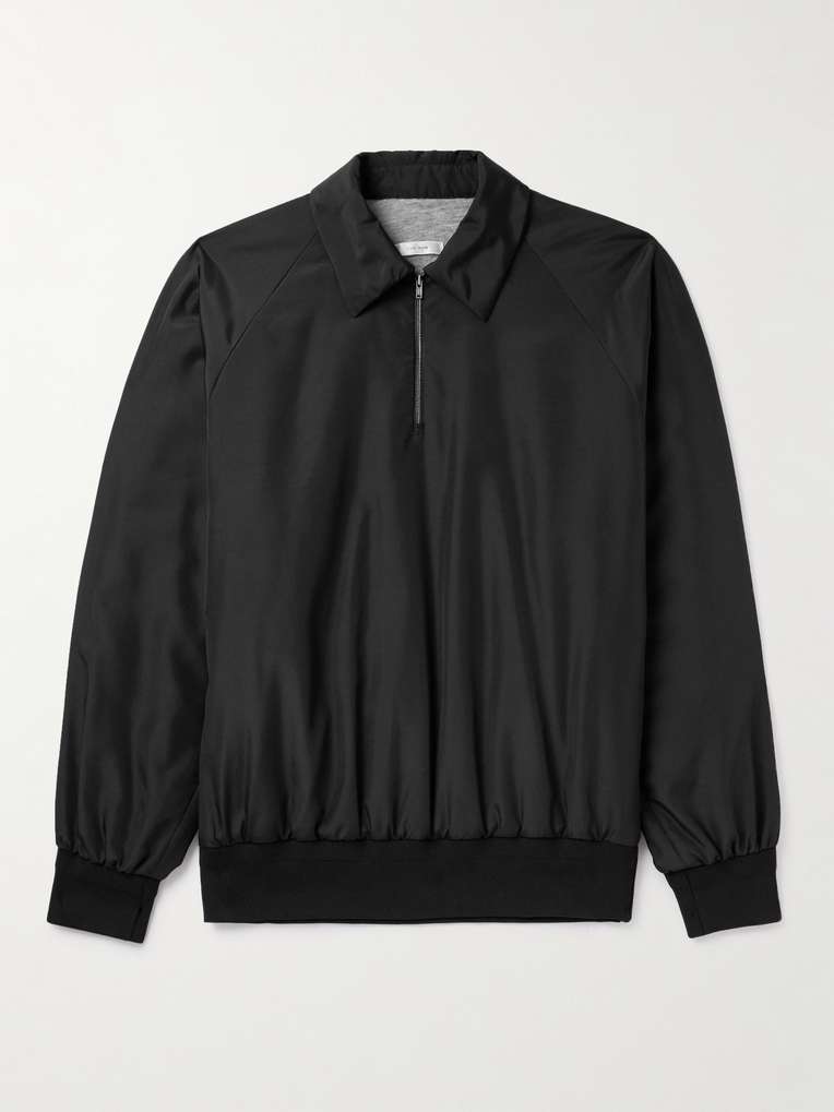 The Row — Dixon Shell Half-Zip Jacket