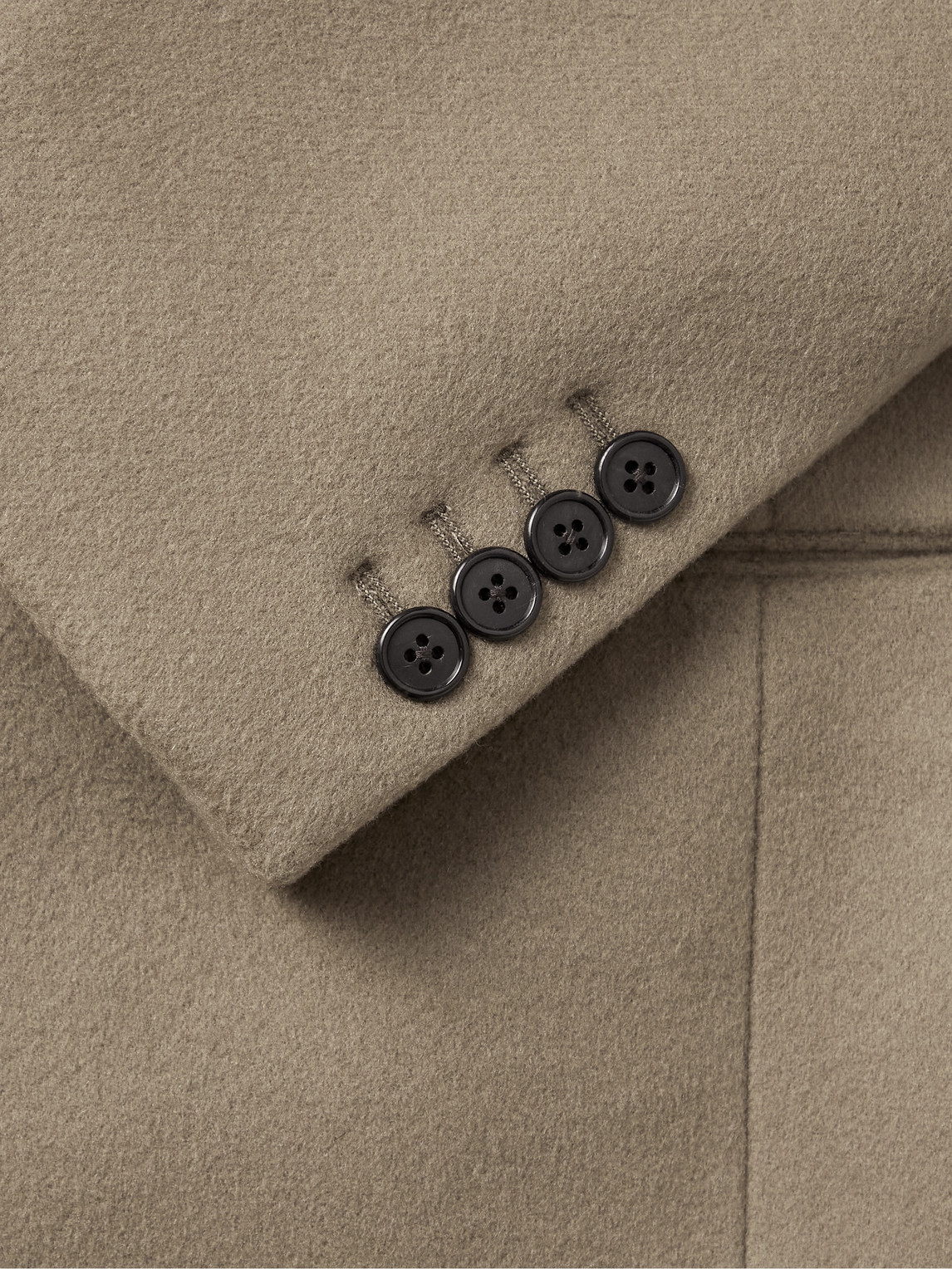 Shop The Row Wilson Double-breasted Cashmere Blazer In Neutrals