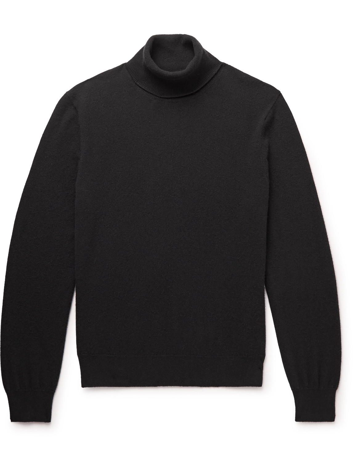 The Row Starnes Cashmere Rollneck Jumper In Black
