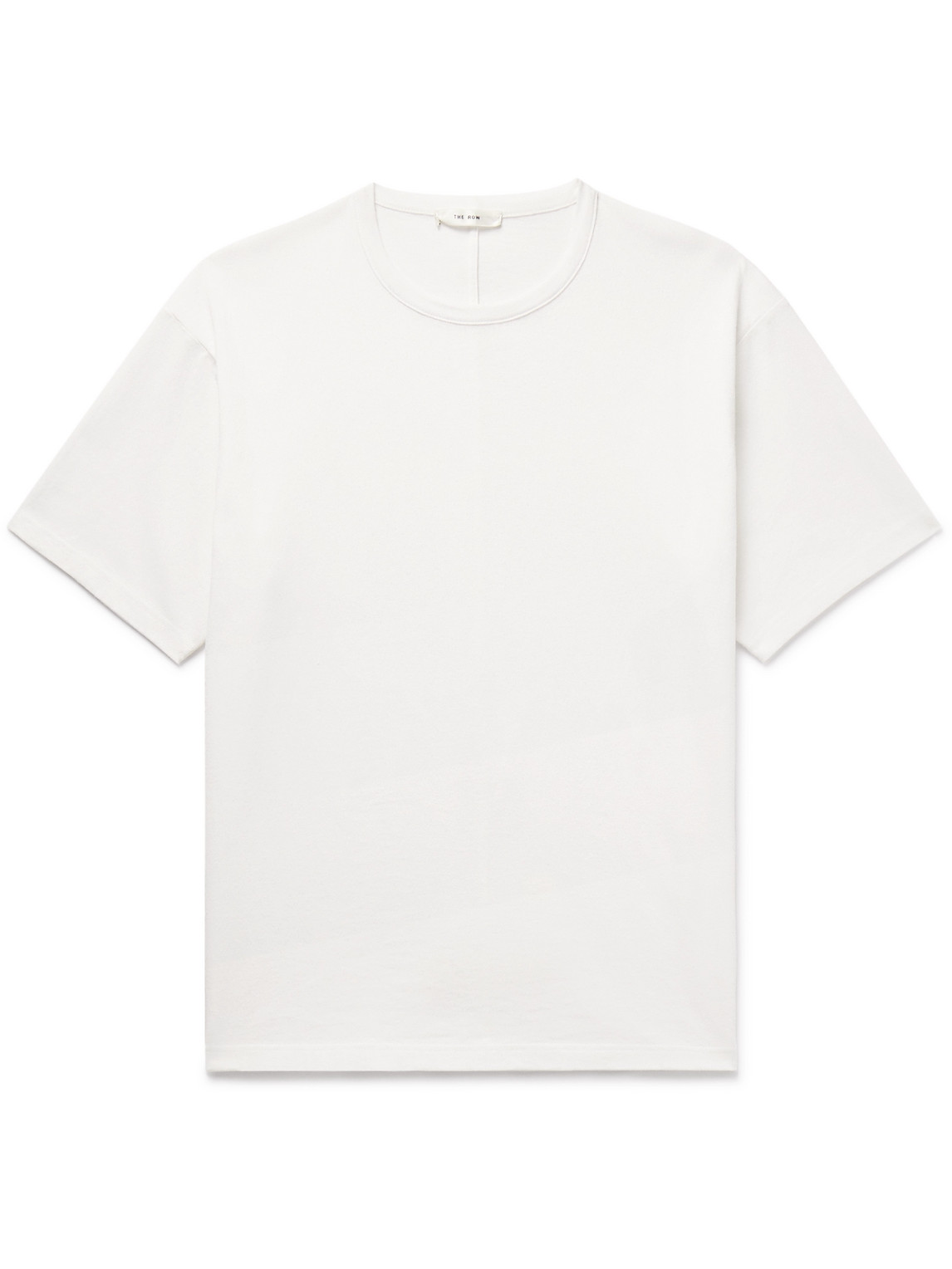 The Row Lyle Cotton-jersey T-shirt In White