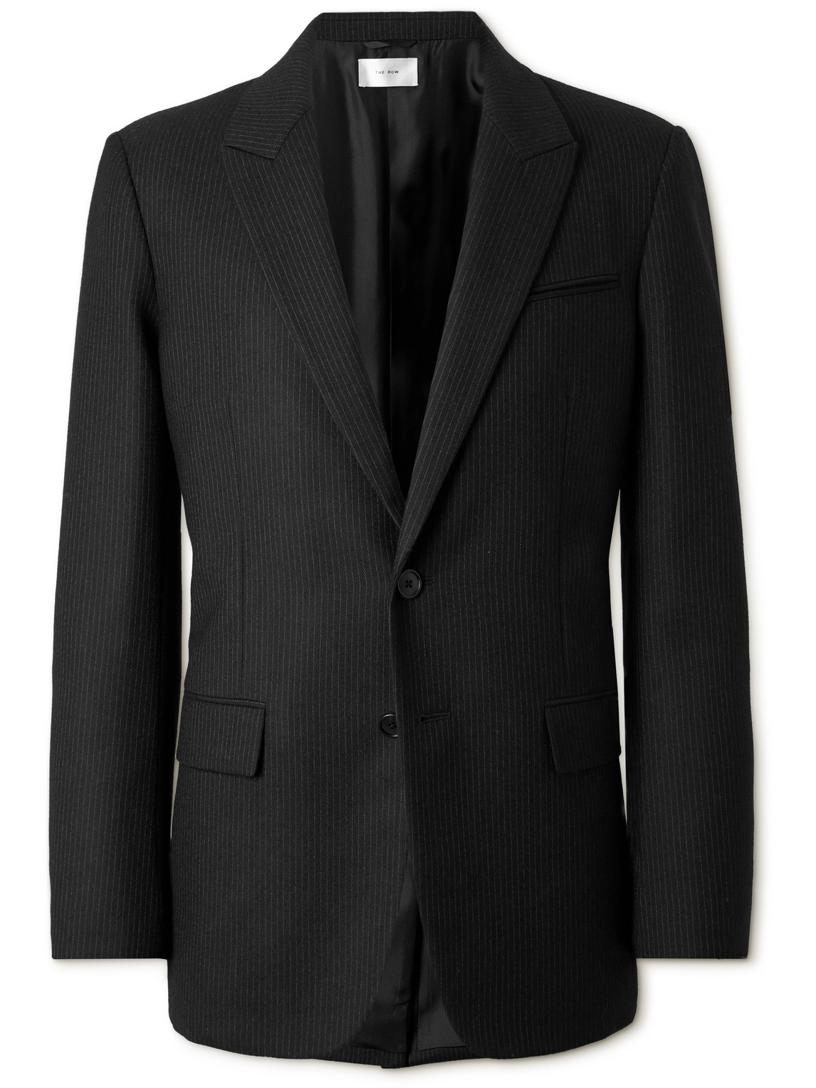 Laydon Pinstriped Virgin Wool Suit Jacket