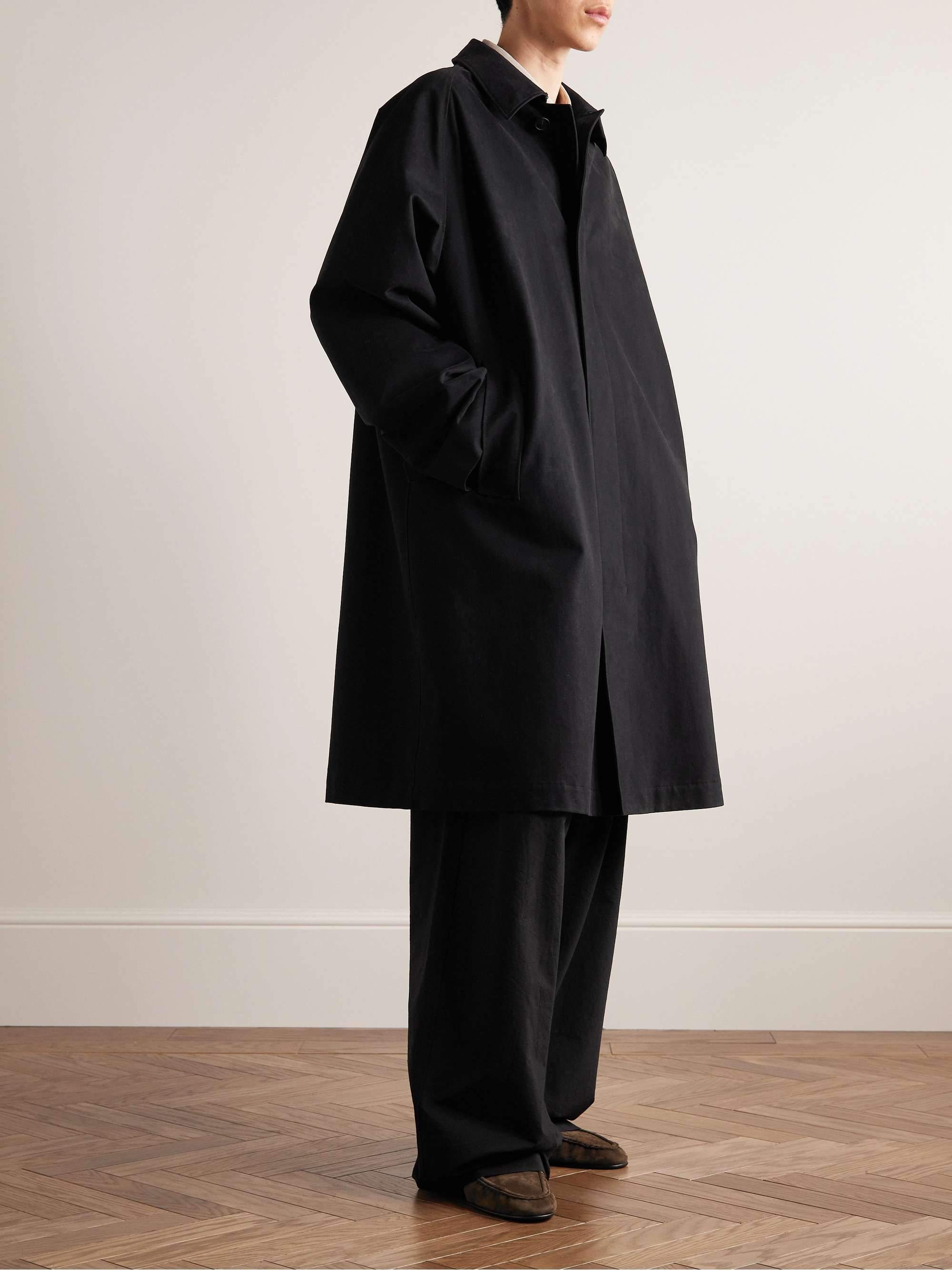 Tavish Cotton and Virgin Wool-Blend Coat