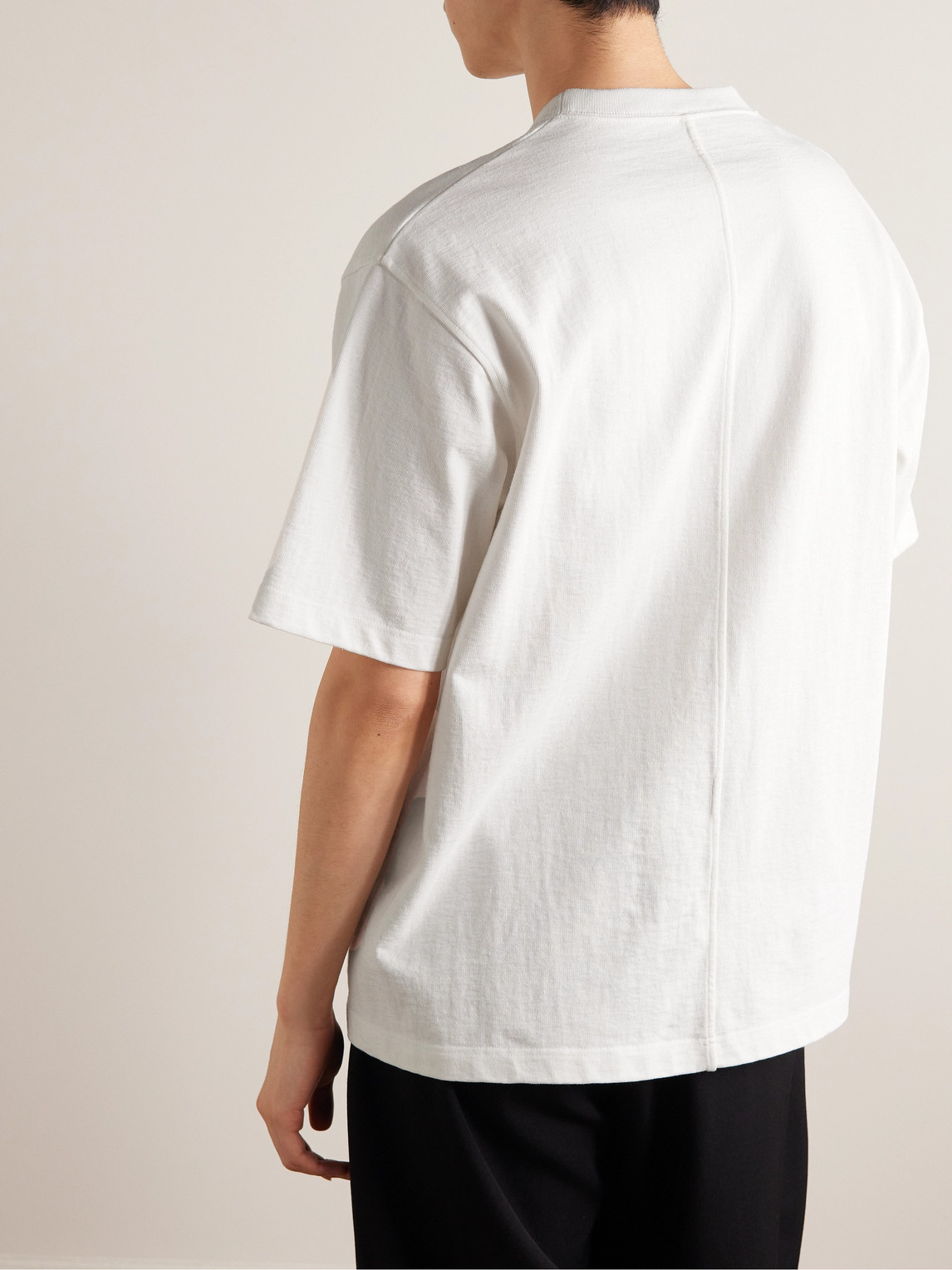 Shop The Row Steven Cotton-jersey T-shirt In White