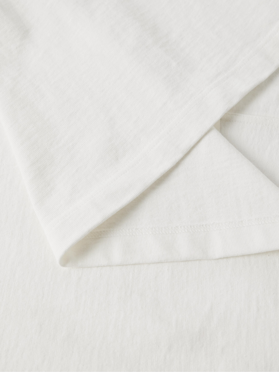 The Row Steven Cotton-jersey T-shirt In White