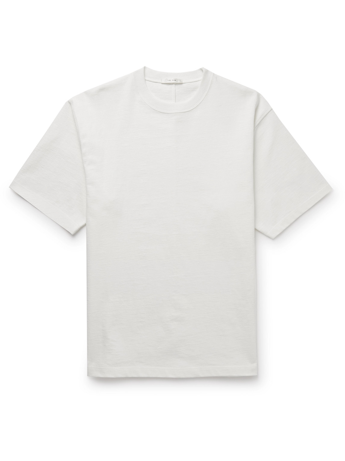 The Row Steven Cotton-jersey T-shirt In White