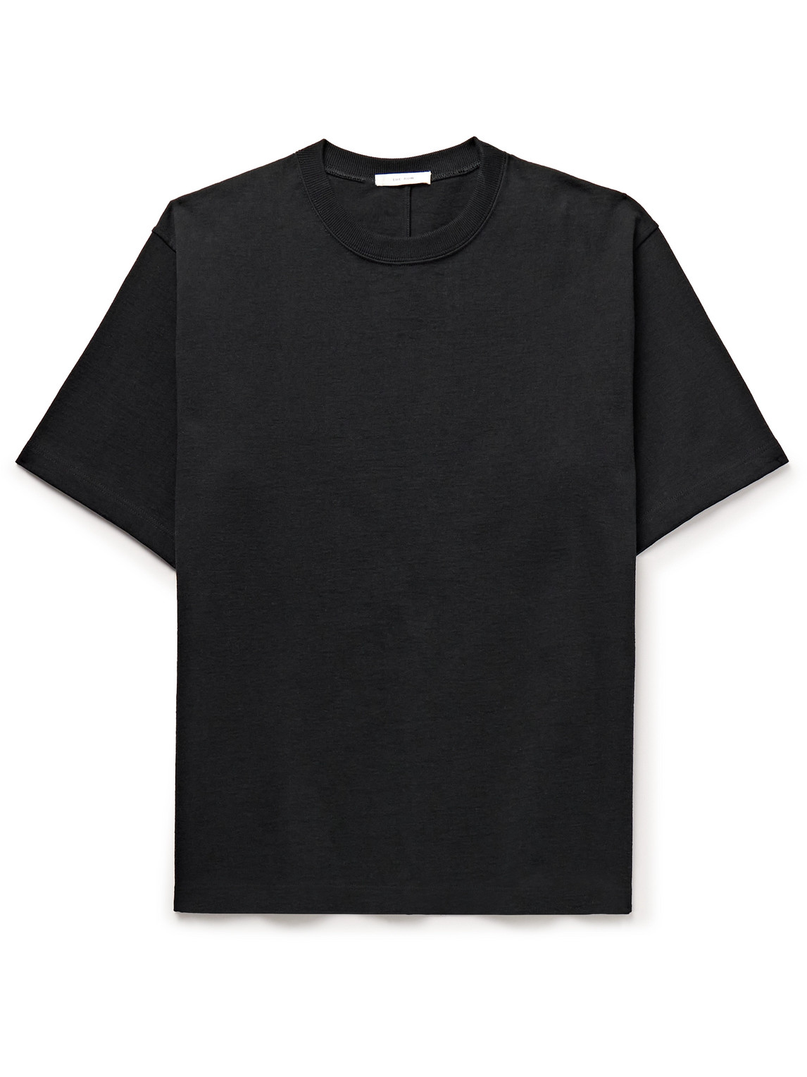 The Row Steven Cotton-jersey T-shirt In Black