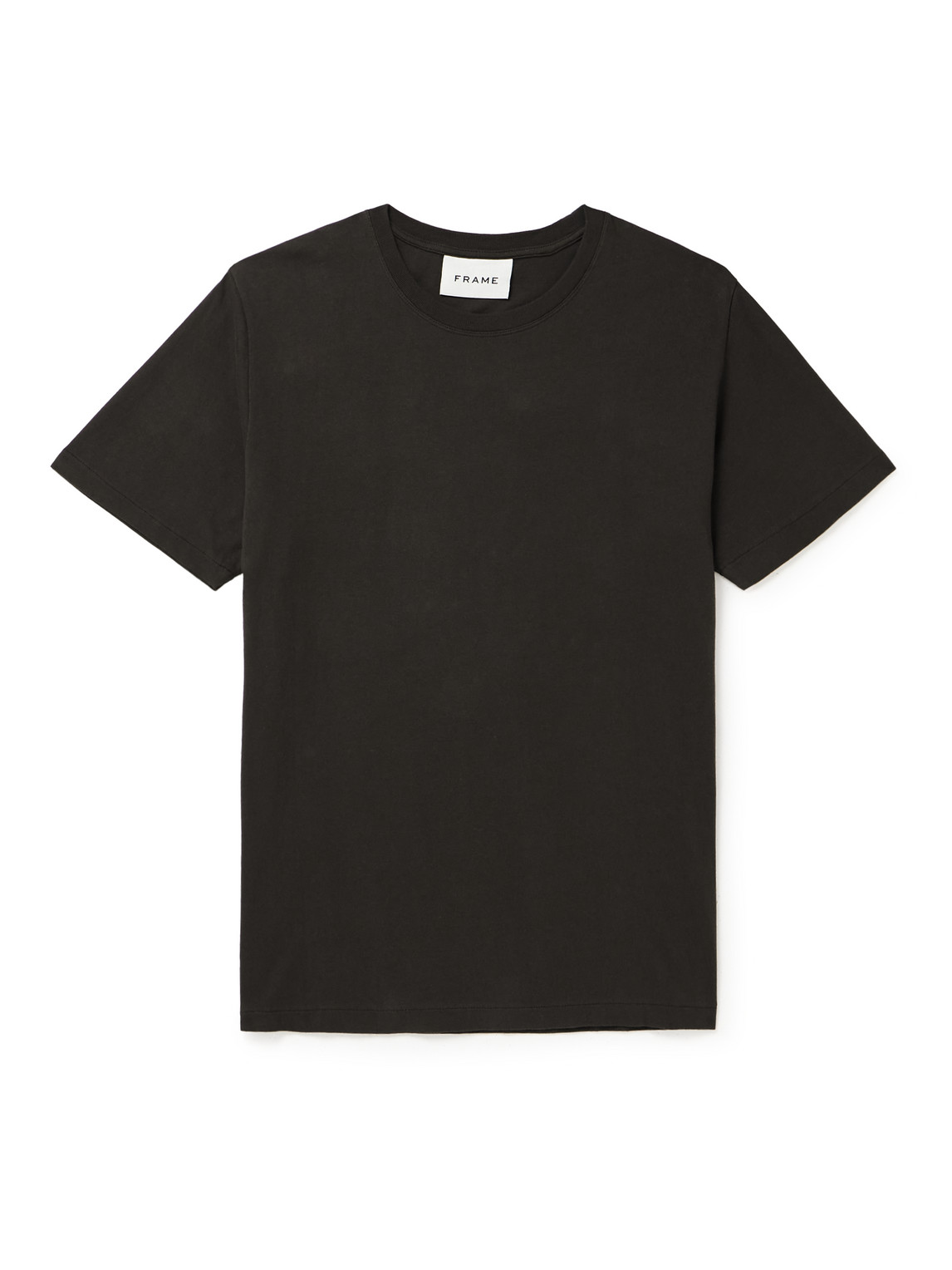 Frame Cotton-jersey T-shirt In Brown