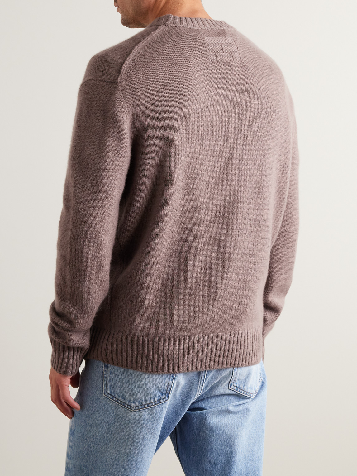 Shop Frame Cashmere Sweater In Pink