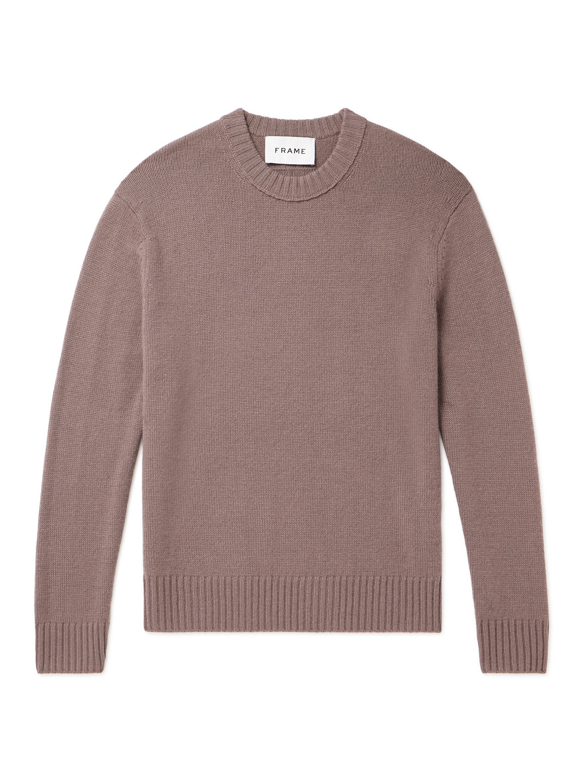 Frame Cashmere Crewneck Sweater In Pink