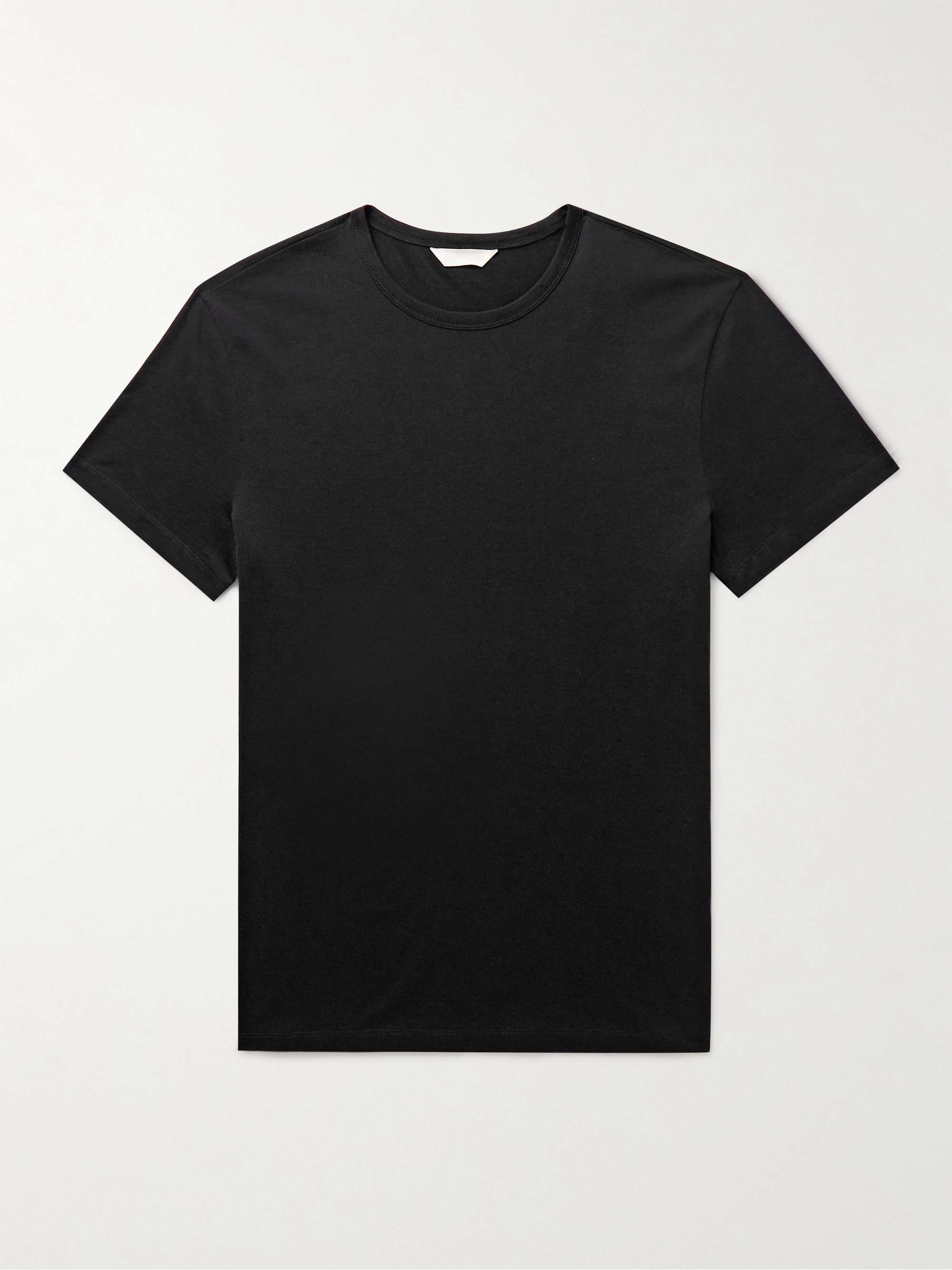 white and black plain t shirt