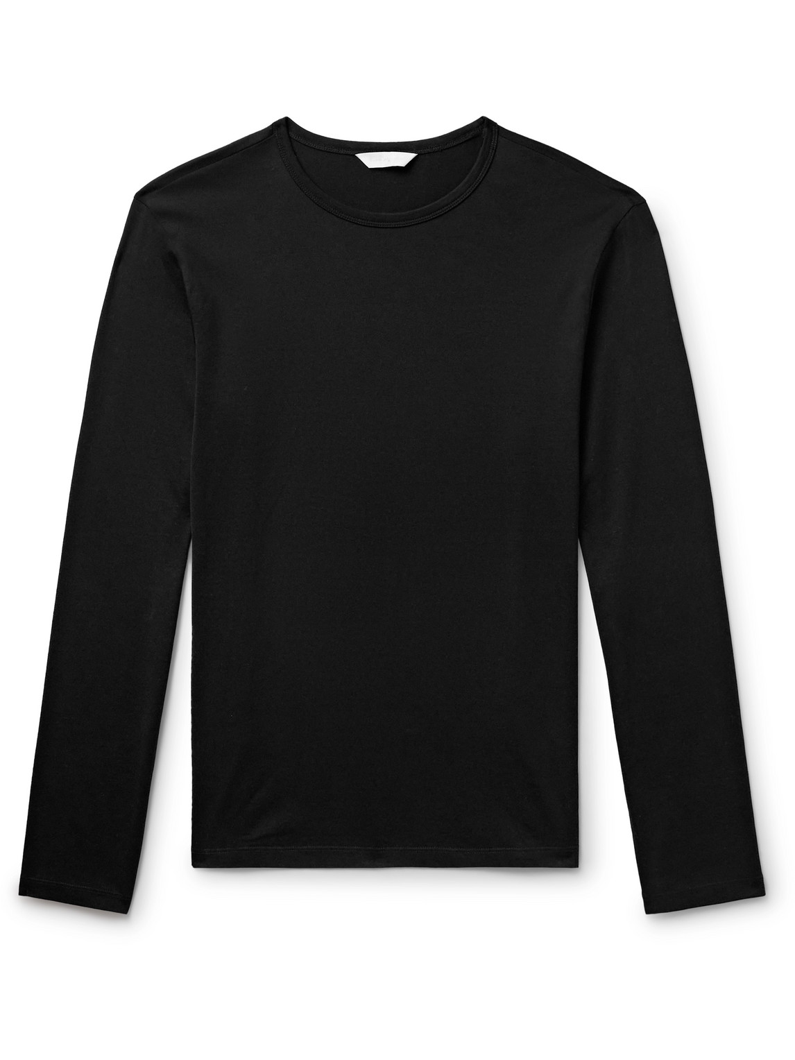 Club Monaco Cotton-jersey T-shirt In Black