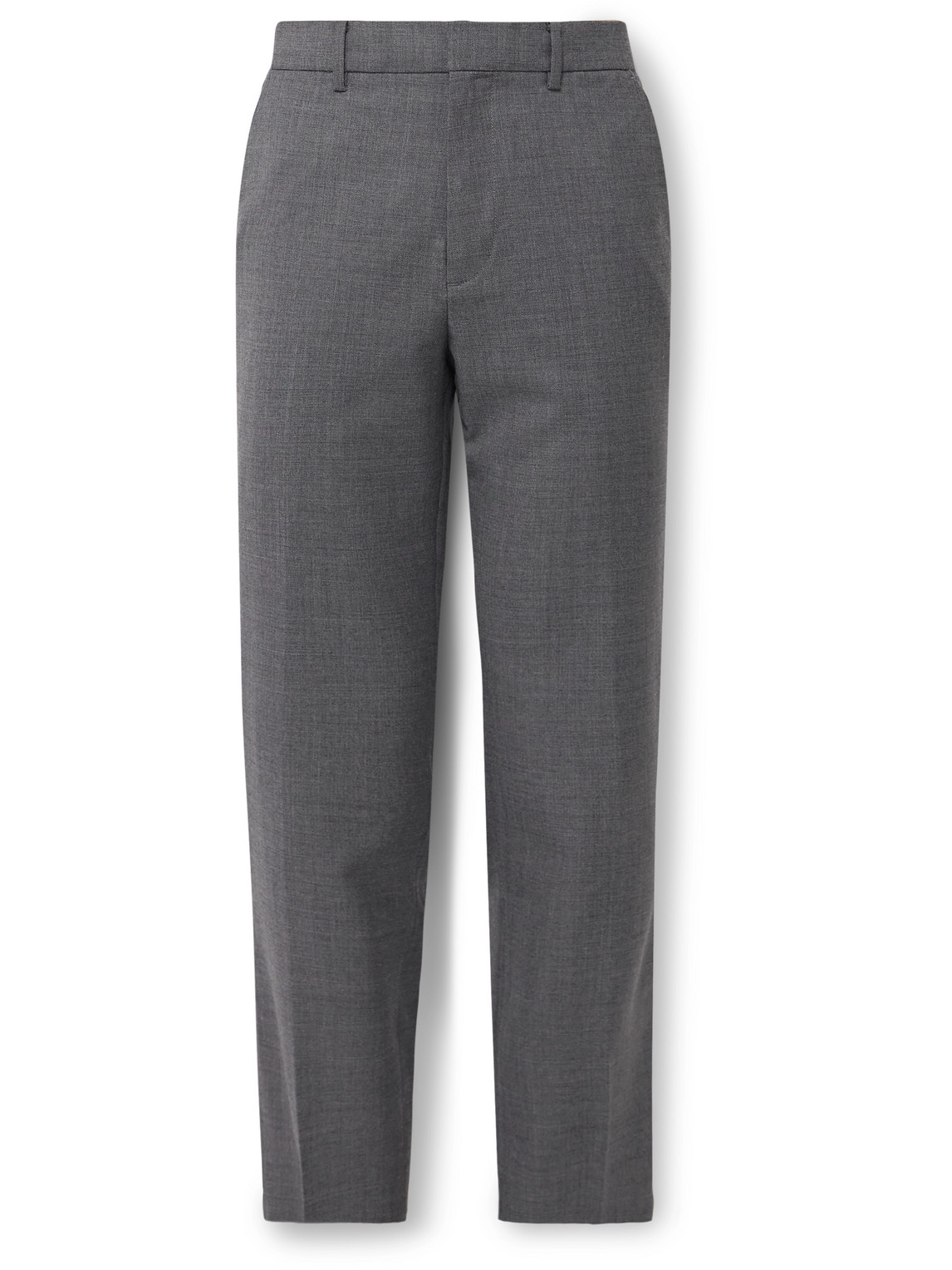 Club Monaco Morzotto Slim-fit Wool-blend Trousers In Gray