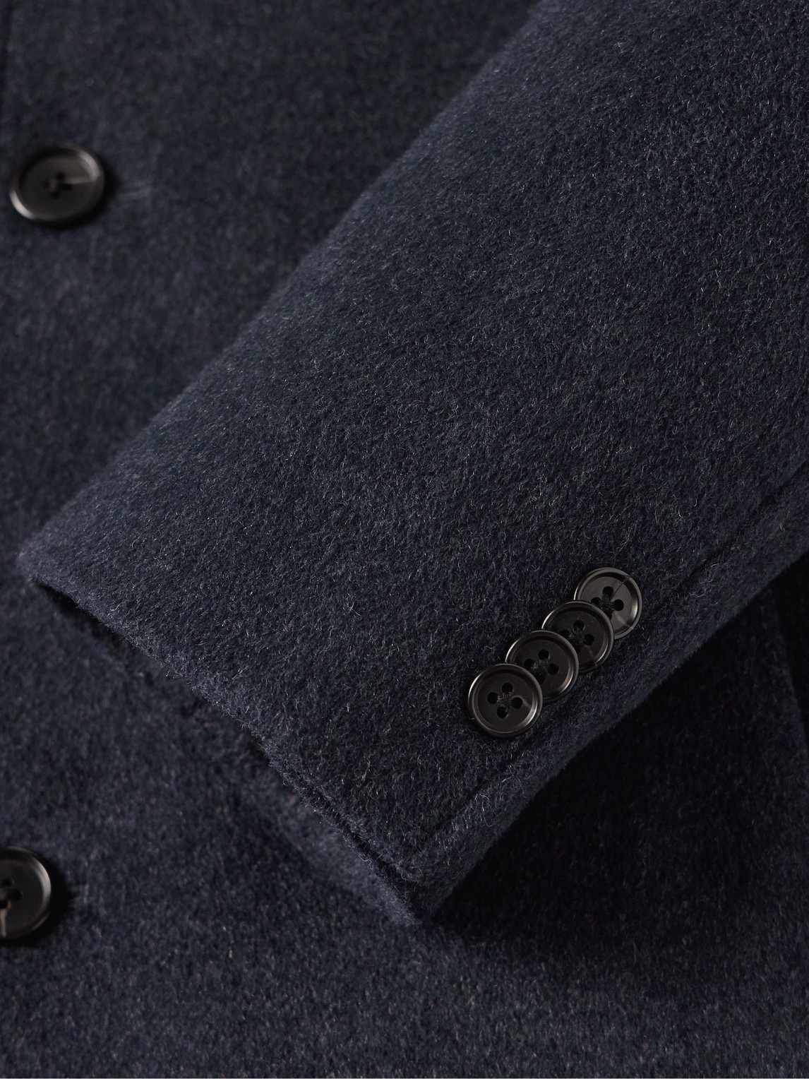 Shop Club Monaco Loukas Wool-blend Coat In Blue