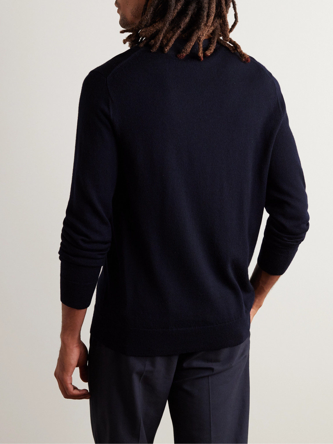 Shop Club Monaco Cashmere Sweater In Blue