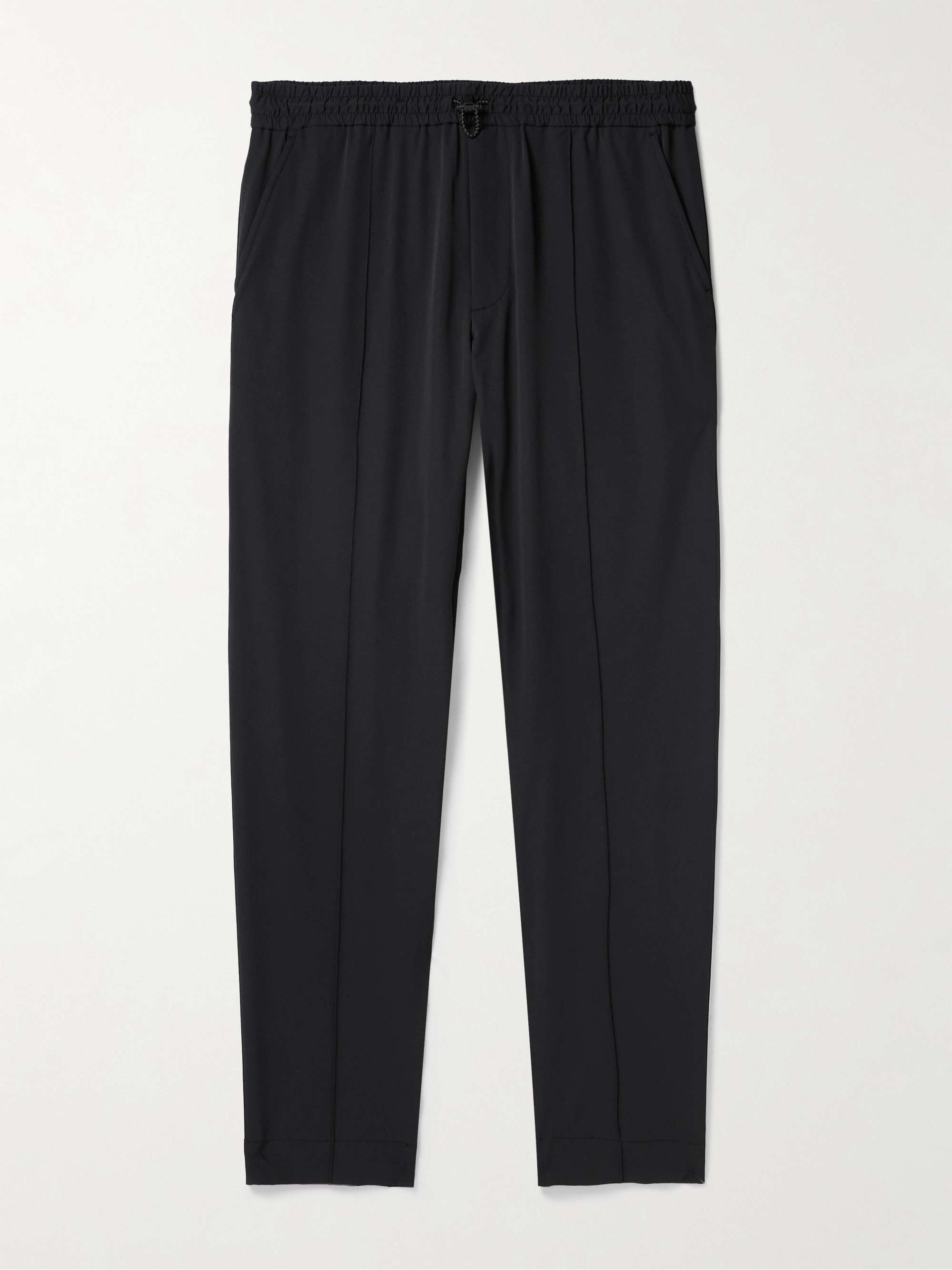 CLUB MONACO Travel Tapered Stretch-Shell Drawstring Trousers for Men ...