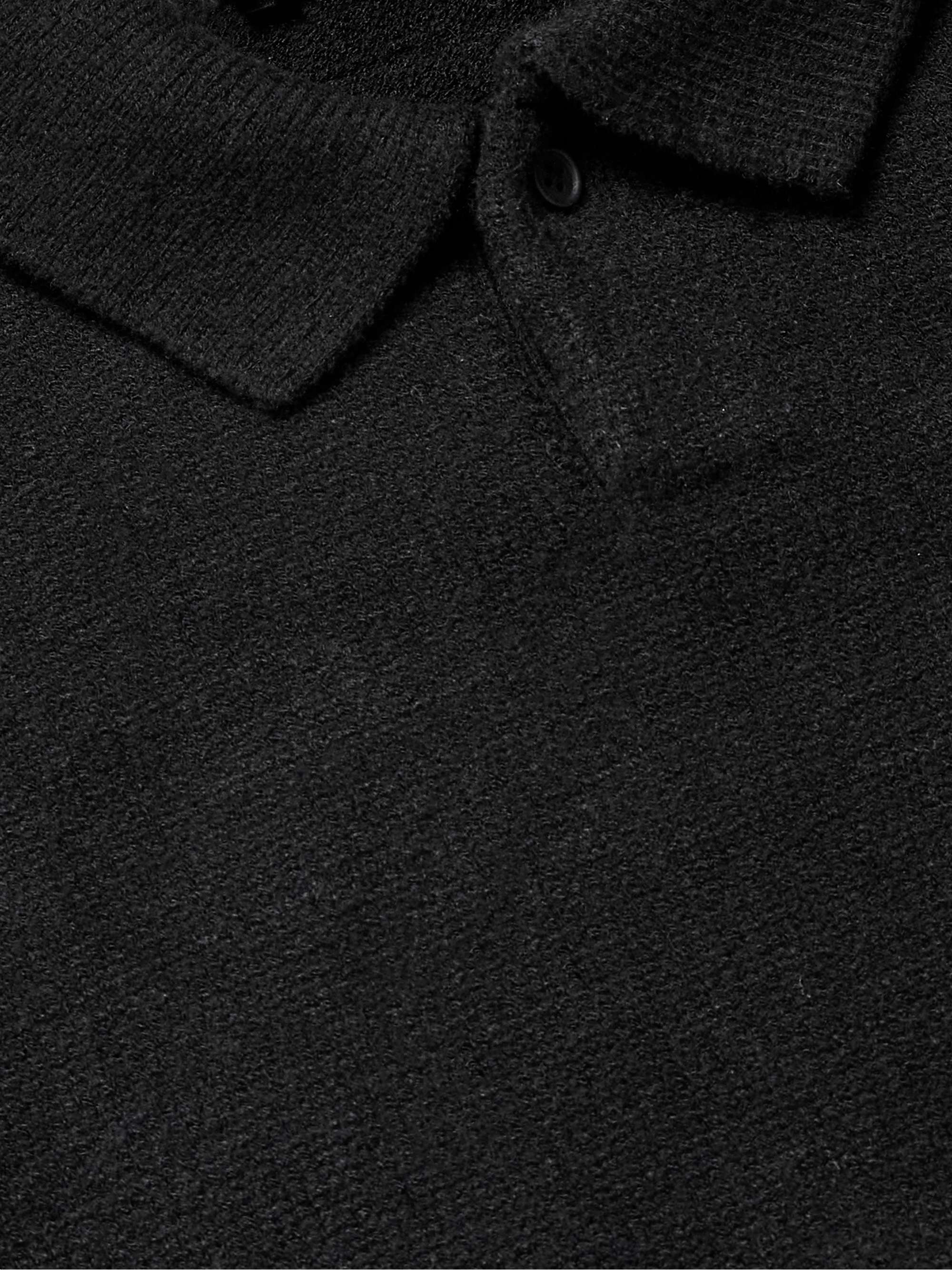 Fear of God Black Button Placket Polo
