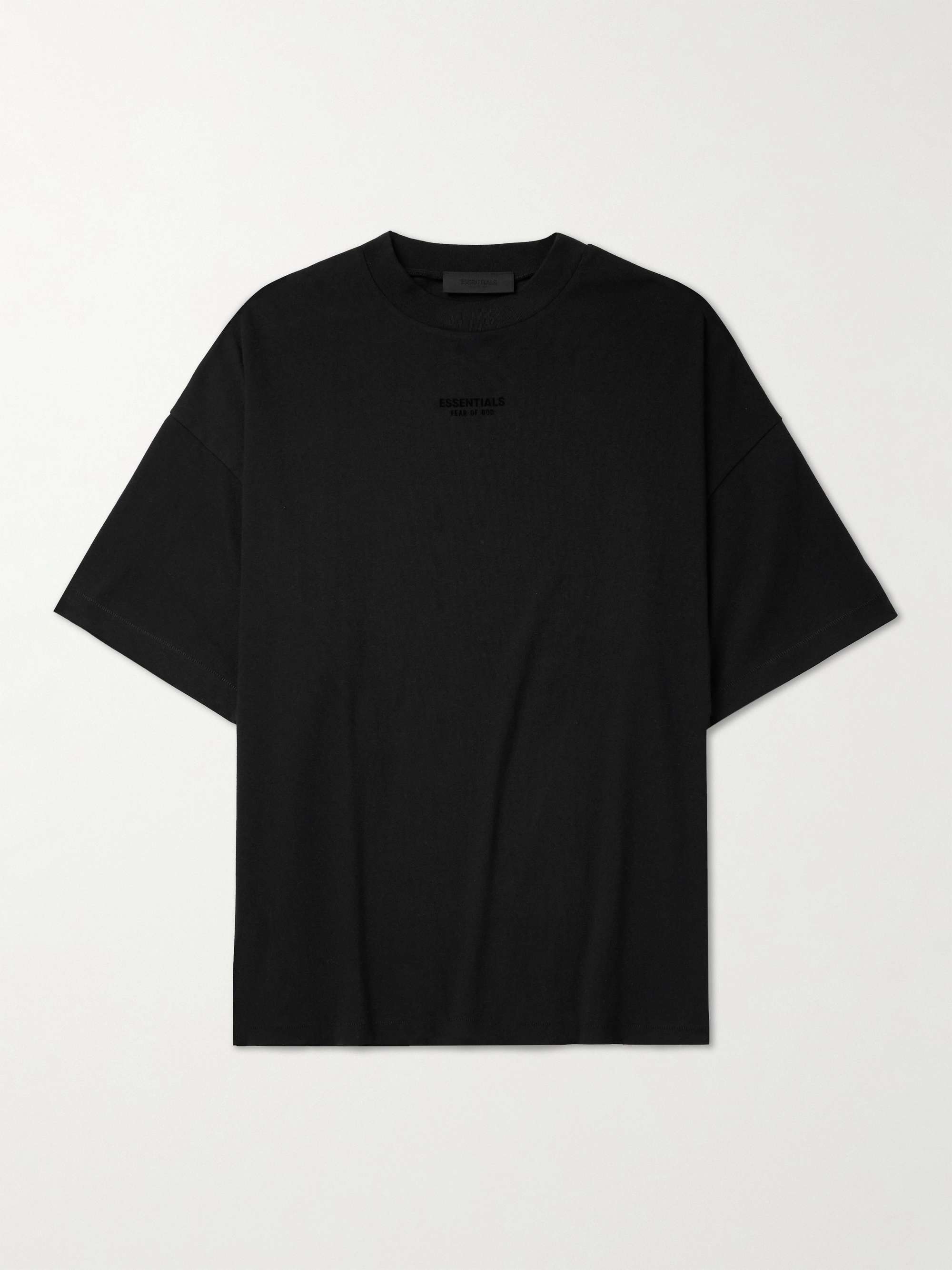 FEAR OF GOD ESSENTIALS Logo-Appliquéd Cotton-Jersey T-Shirt for Men | MR  PORTER