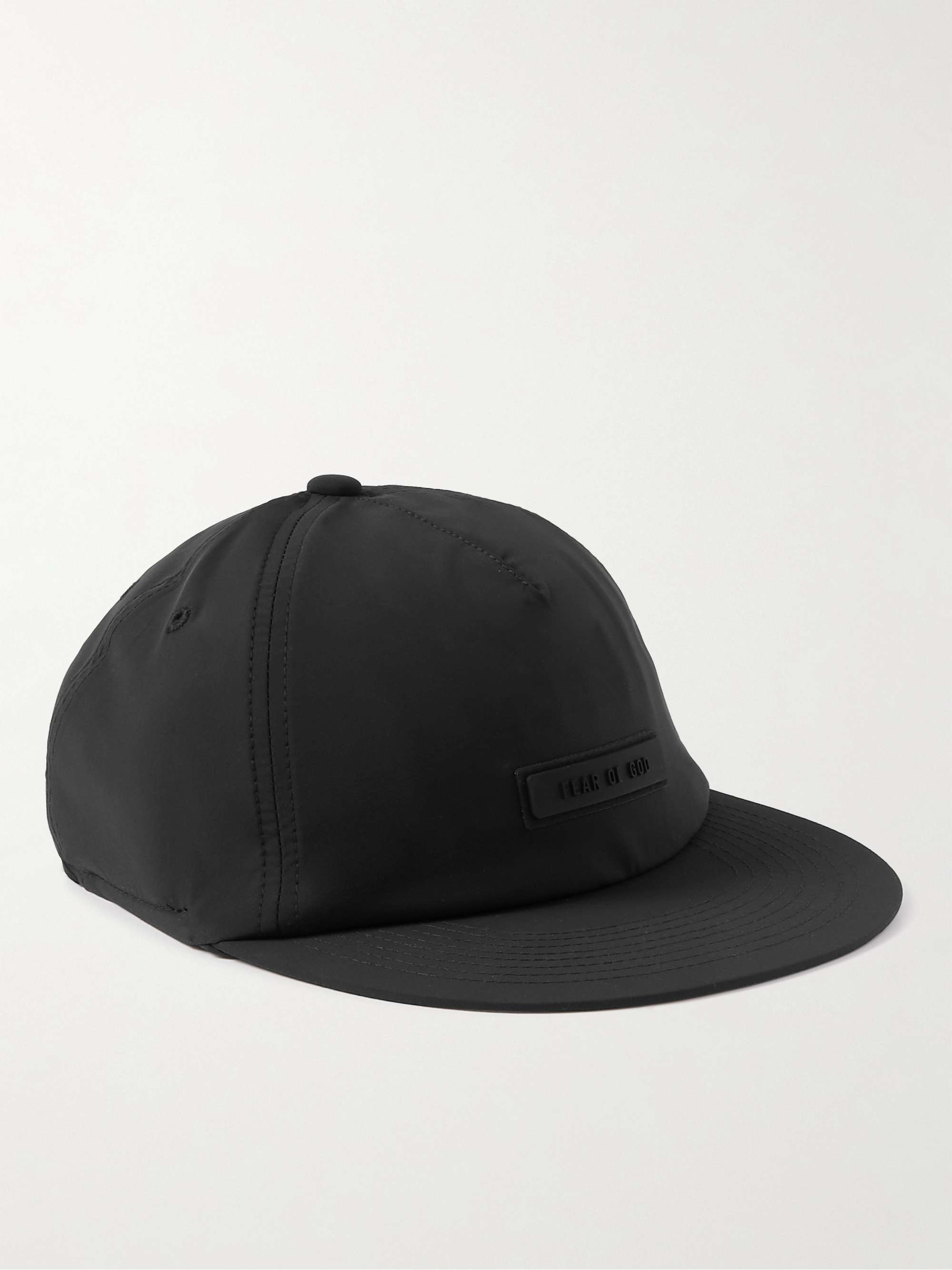 FEAR OF GOD ESSENTIALS Logo-Appliquéd Shell Baseball Cap for Men | MR ...