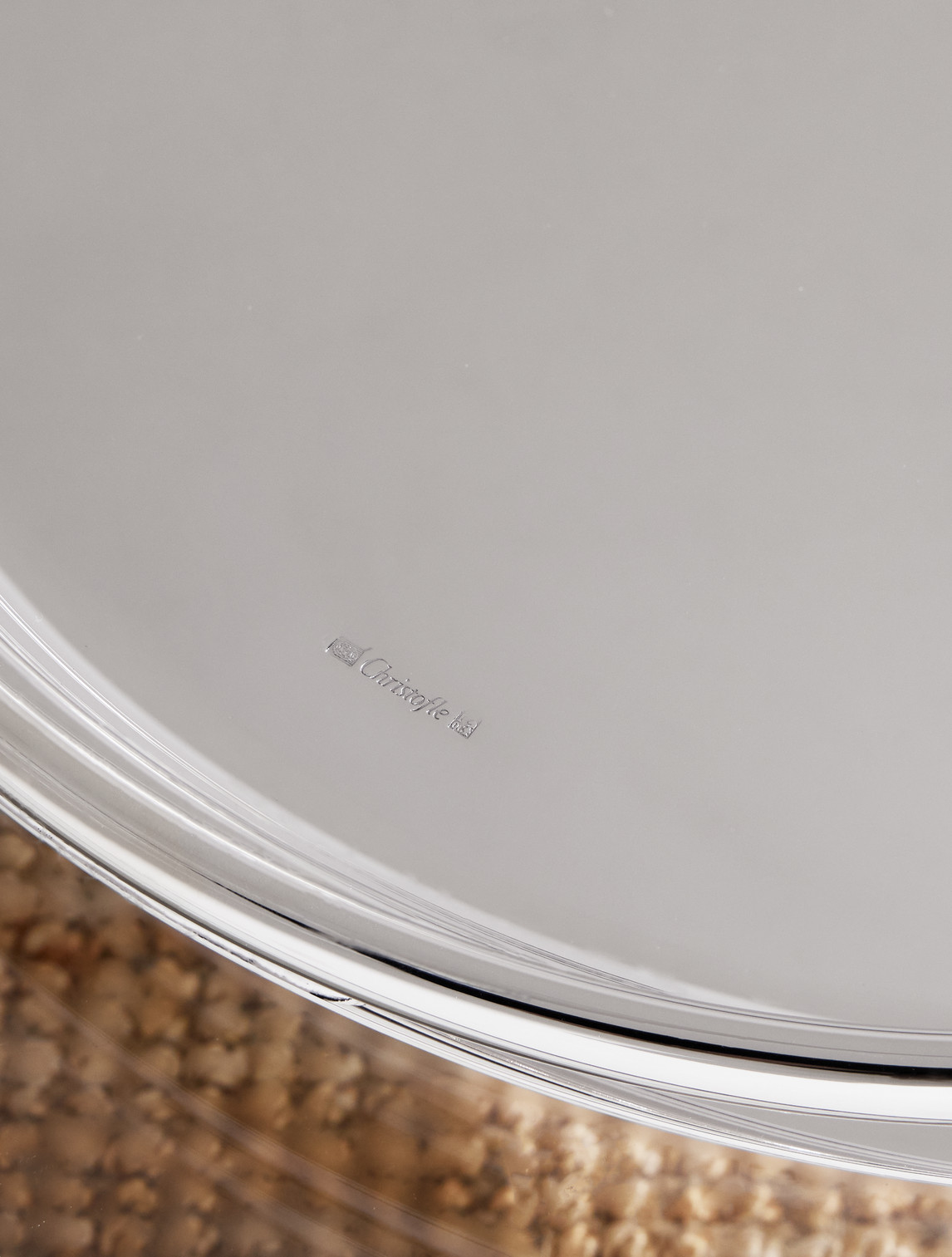  Christofle - Vertigo Silver-plated Tray - Men - Silver 