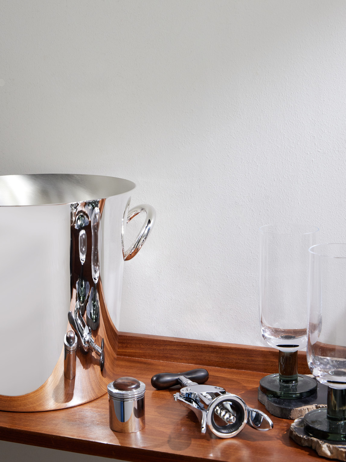 Vertigo Silver-Plated Champagne Cooler — 2