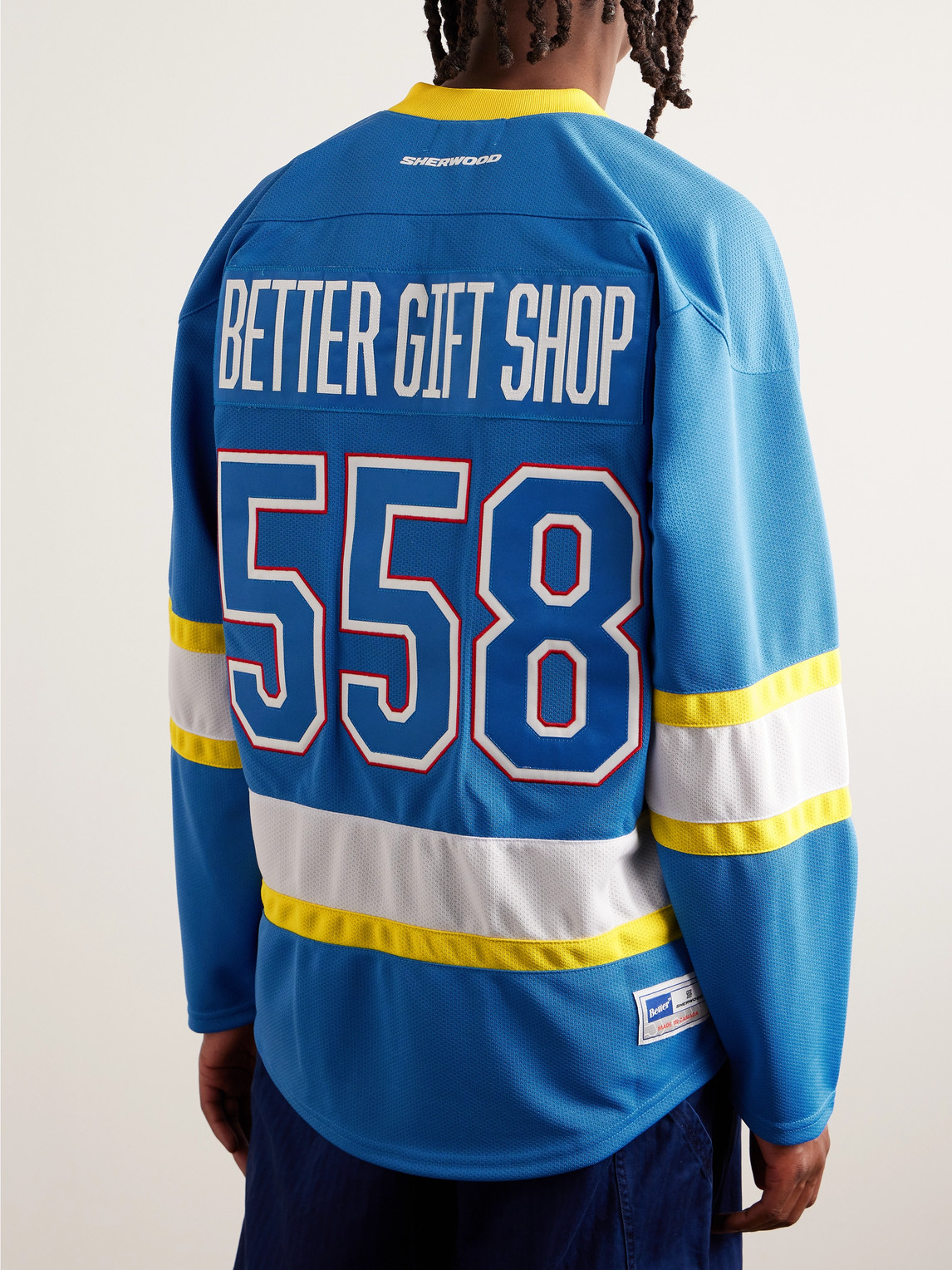 BETTER GIFT SHOP - Sherwood Logo-Appliquéd Striped Jersey T-Shirt 