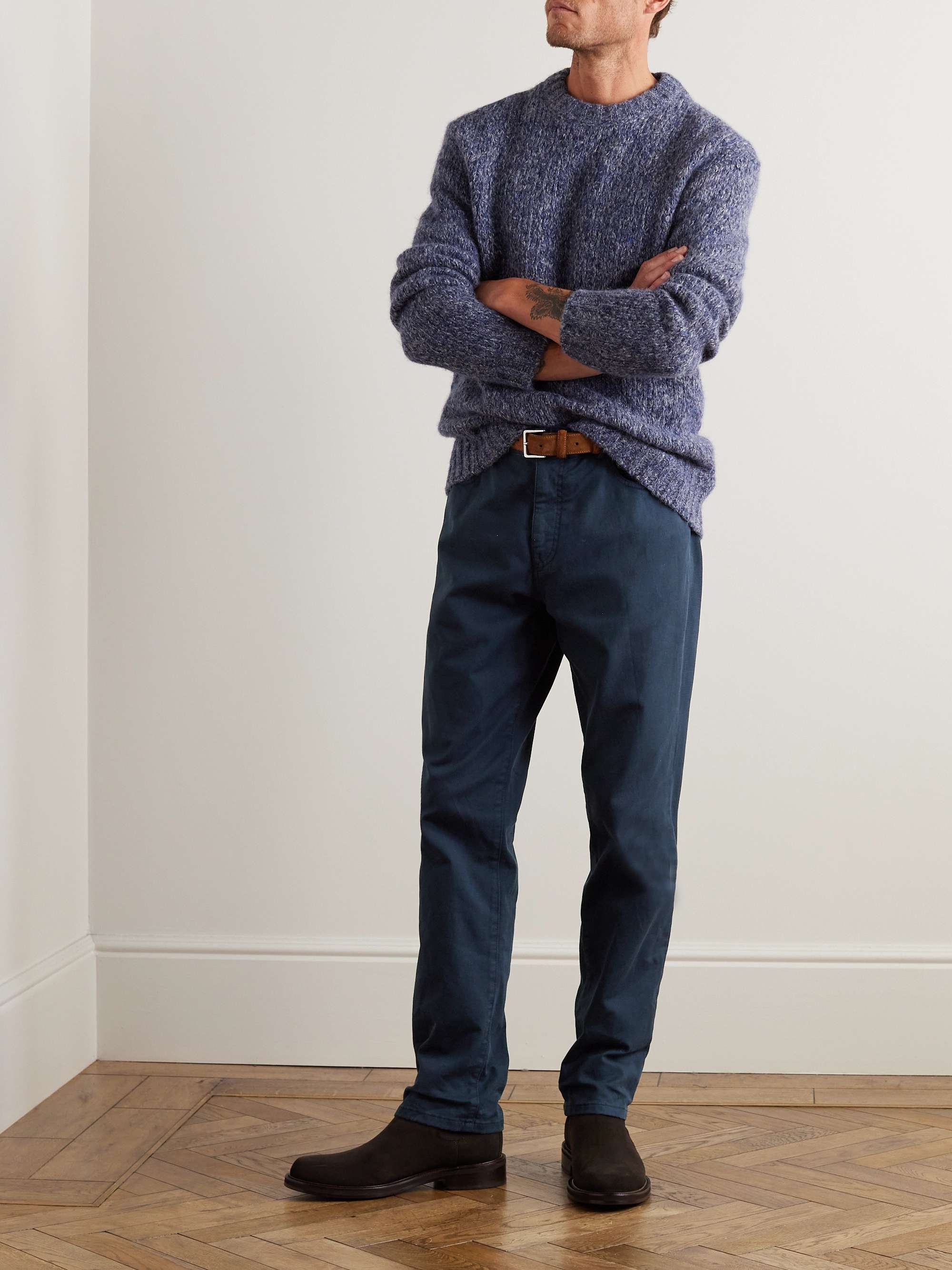 MR P. Straight-Leg Cotton-Twill Chinos for Men | MR PORTER