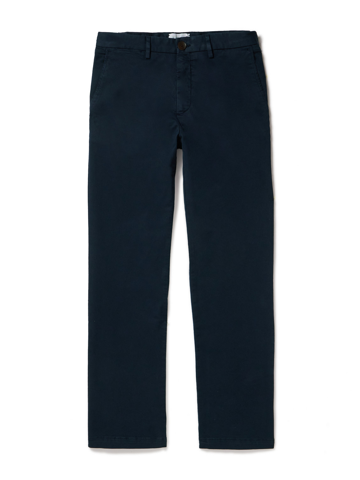 Mr P Straight-leg Cotton-blend Twill Chinos In Blue