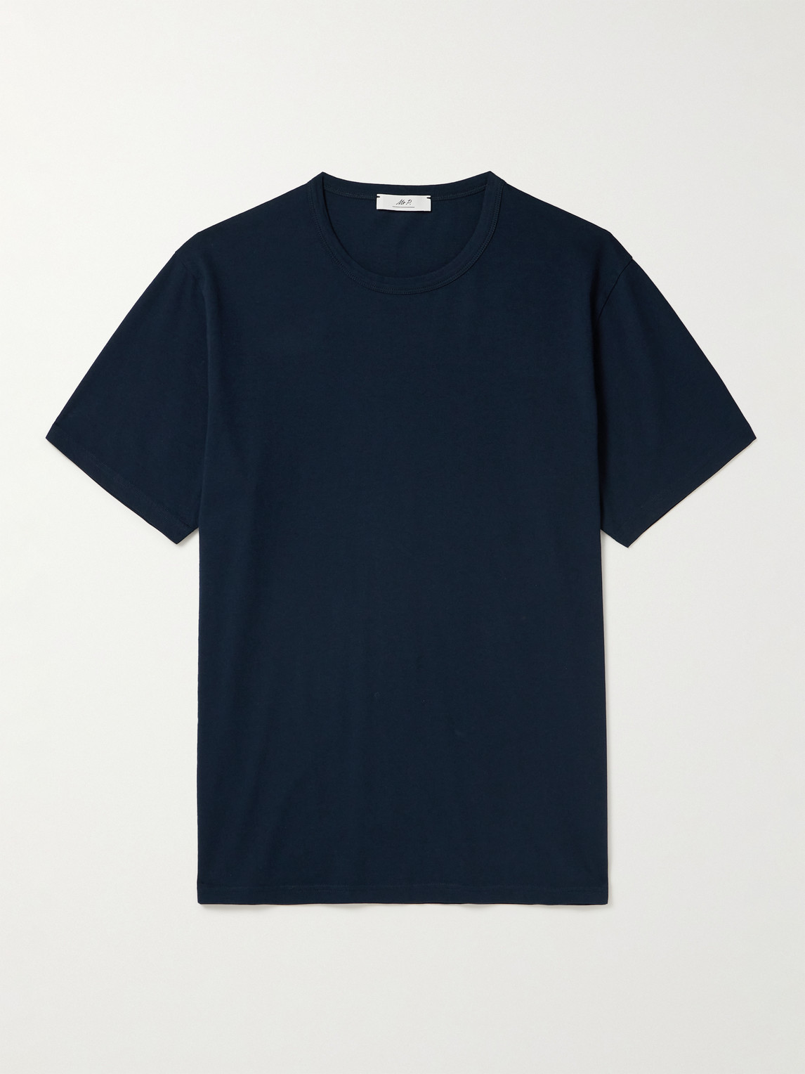 Mr P Cotton-jersey T-shirt In Blue