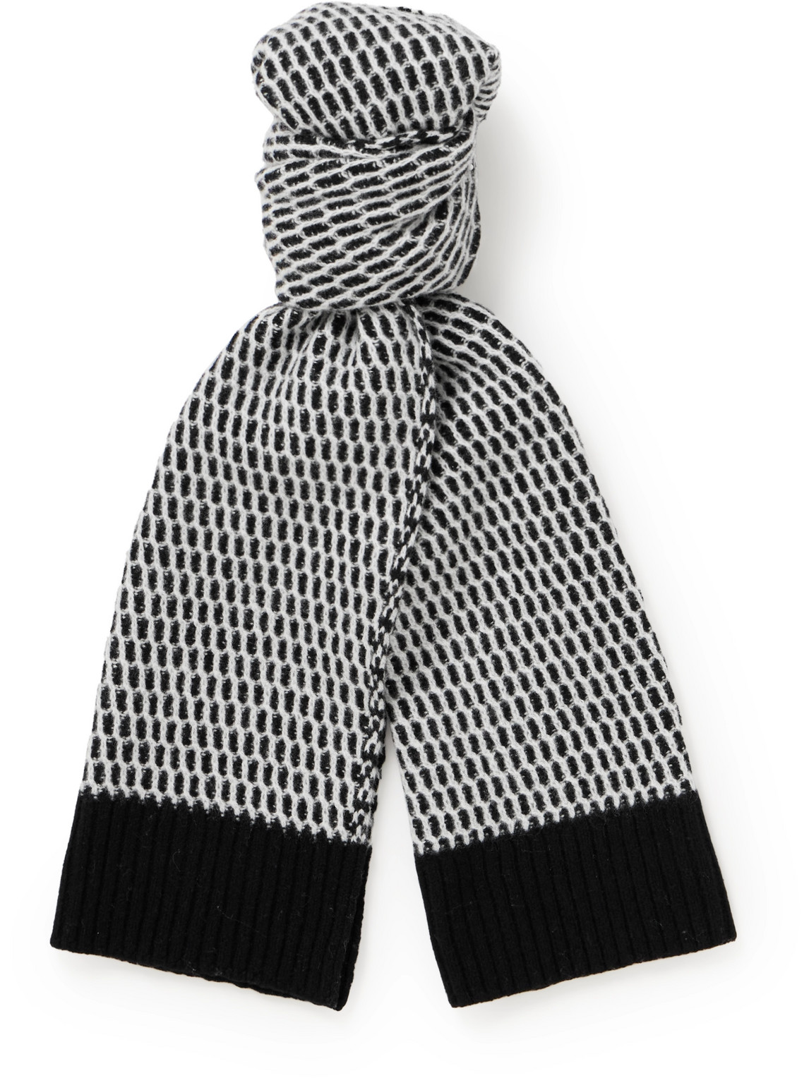 Mr P Wool Scarf In Black