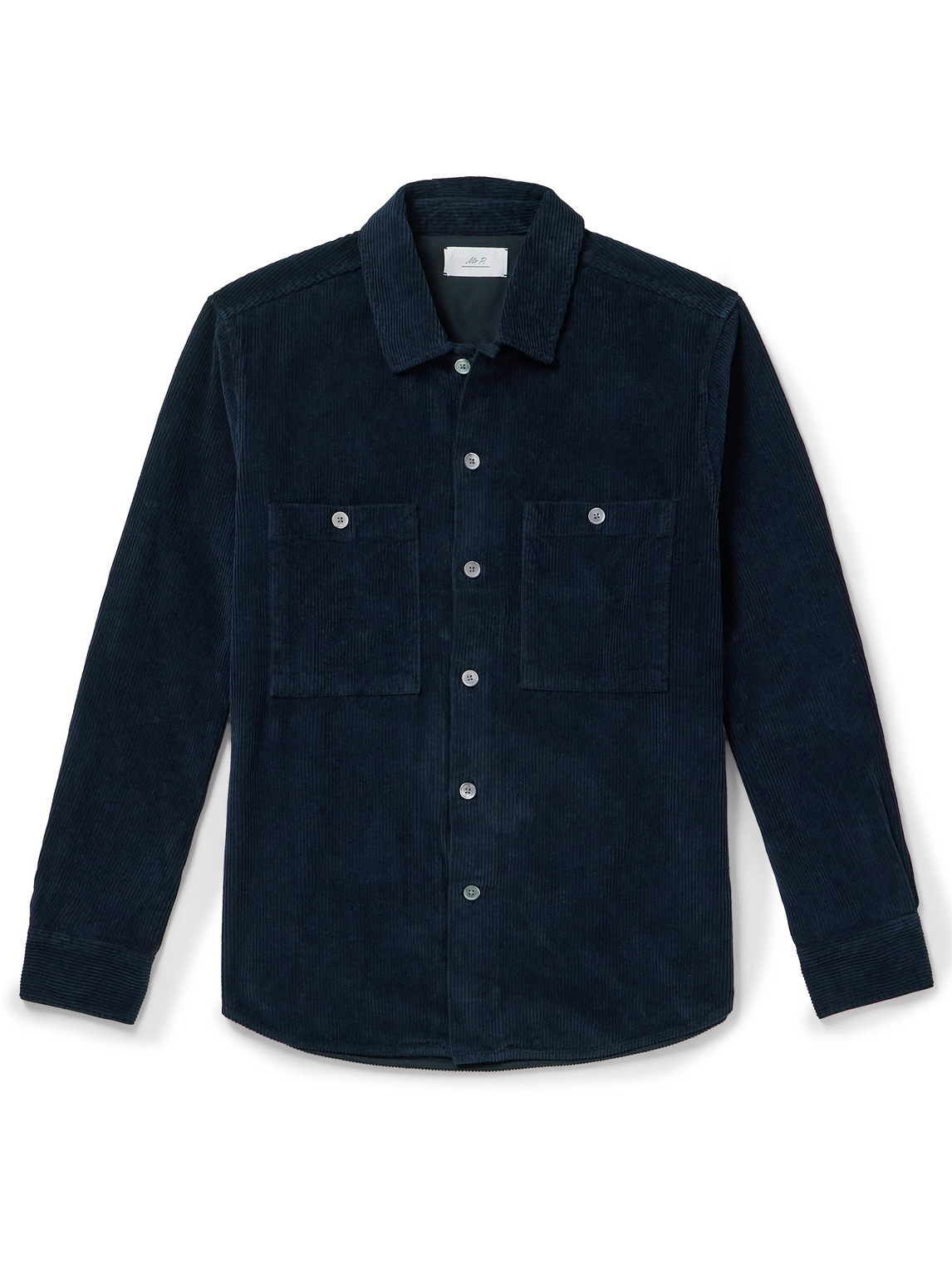 Garment-Dyed Cotton-Corduroy Shirt