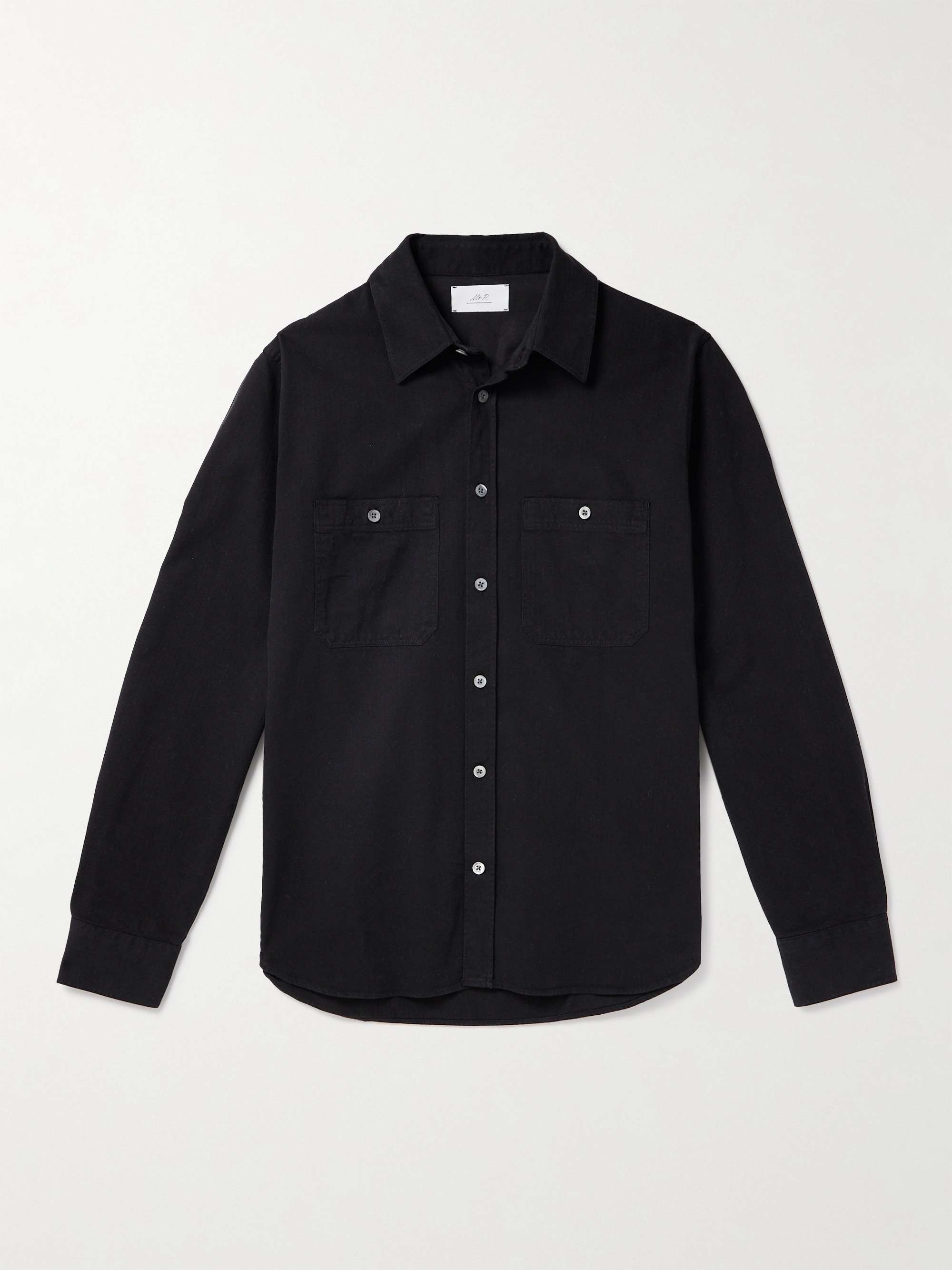 MR P. Herringbone Cotton-Twill Shirt for Men | MR PORTER