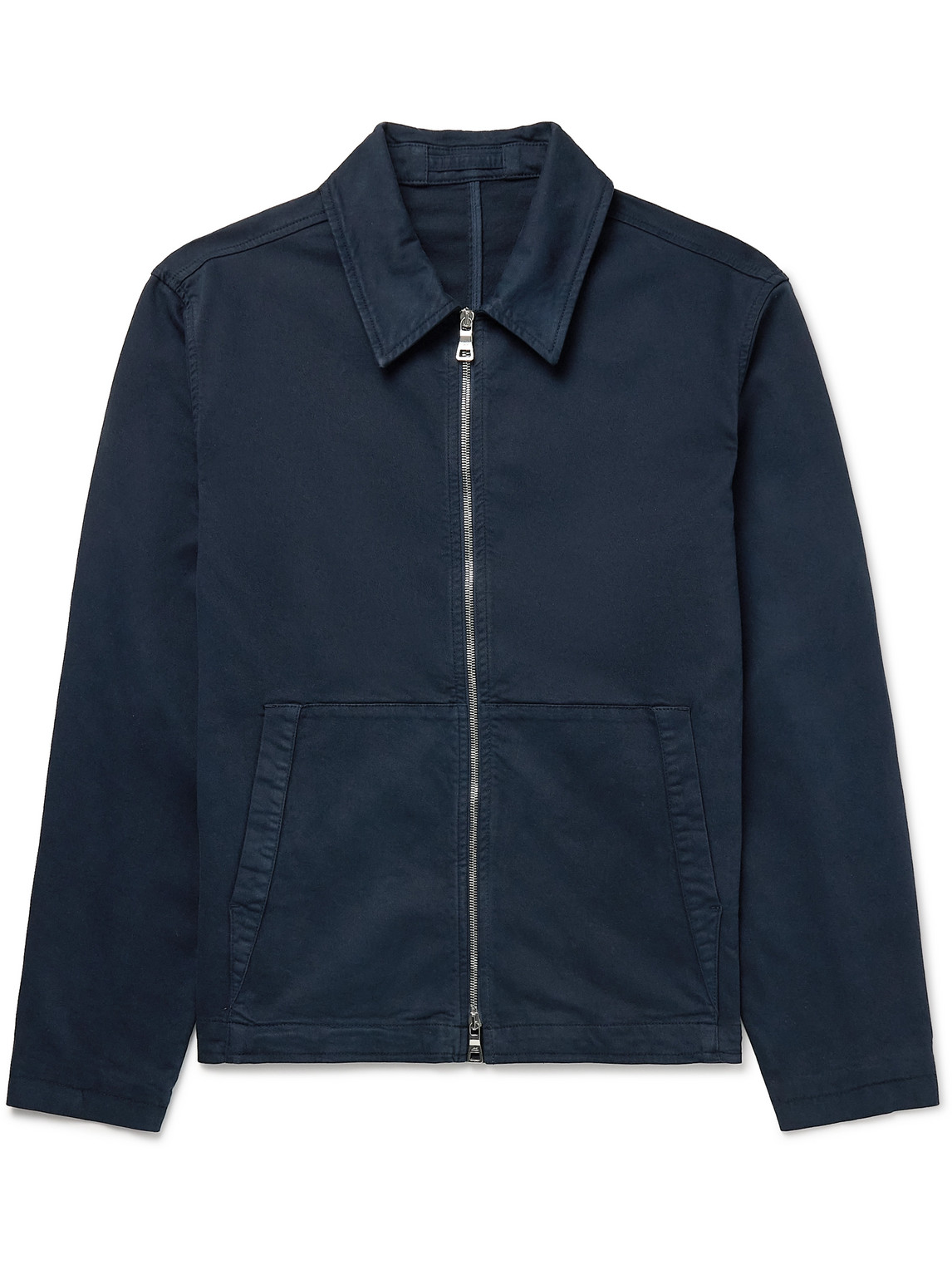 Cotton-Blend Gabardine Coach Jacket