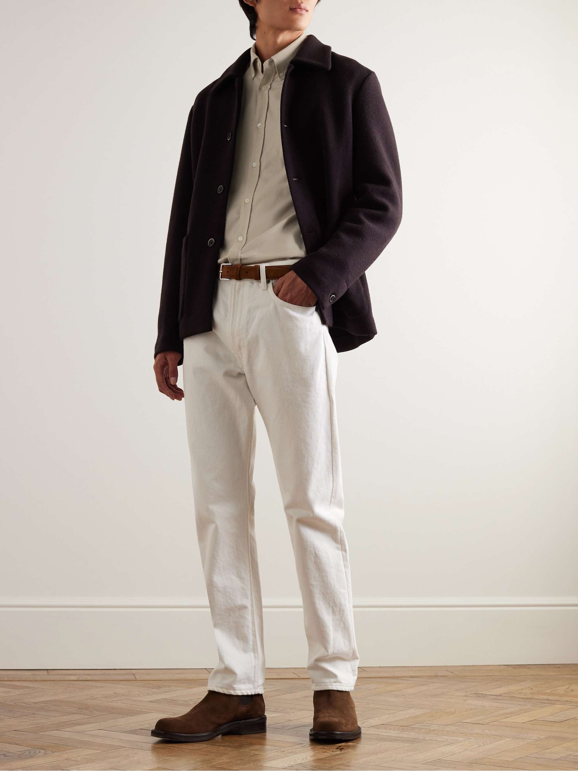 MR P. Oxford Cotton-Flannel Shirt for Men | MR PORTER