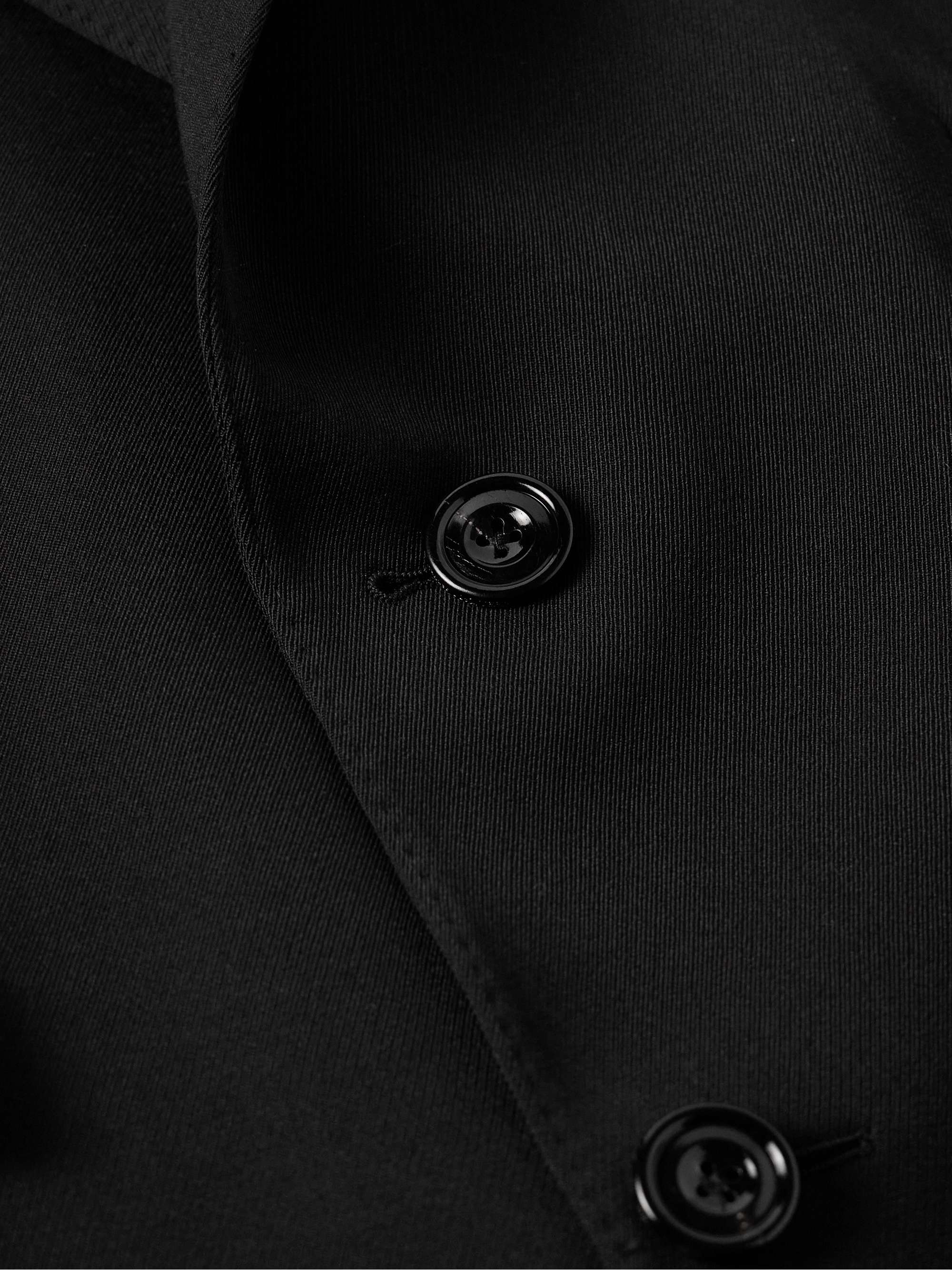 ALEXANDER MCQUEEN Slim-Fit Harness-Detailed Wool-Twill Coat