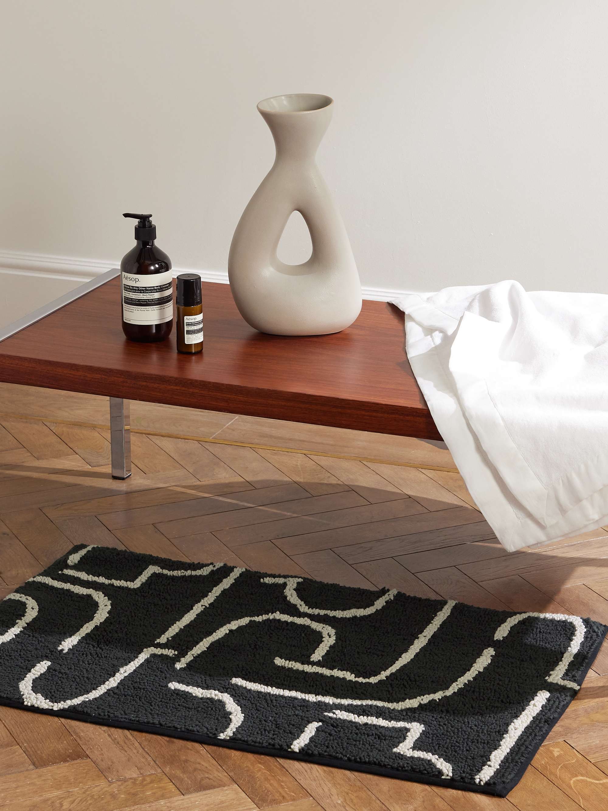 THE CONRAN SHOP CottonTerry Jacquard Bath Mat for Men MR PORTER