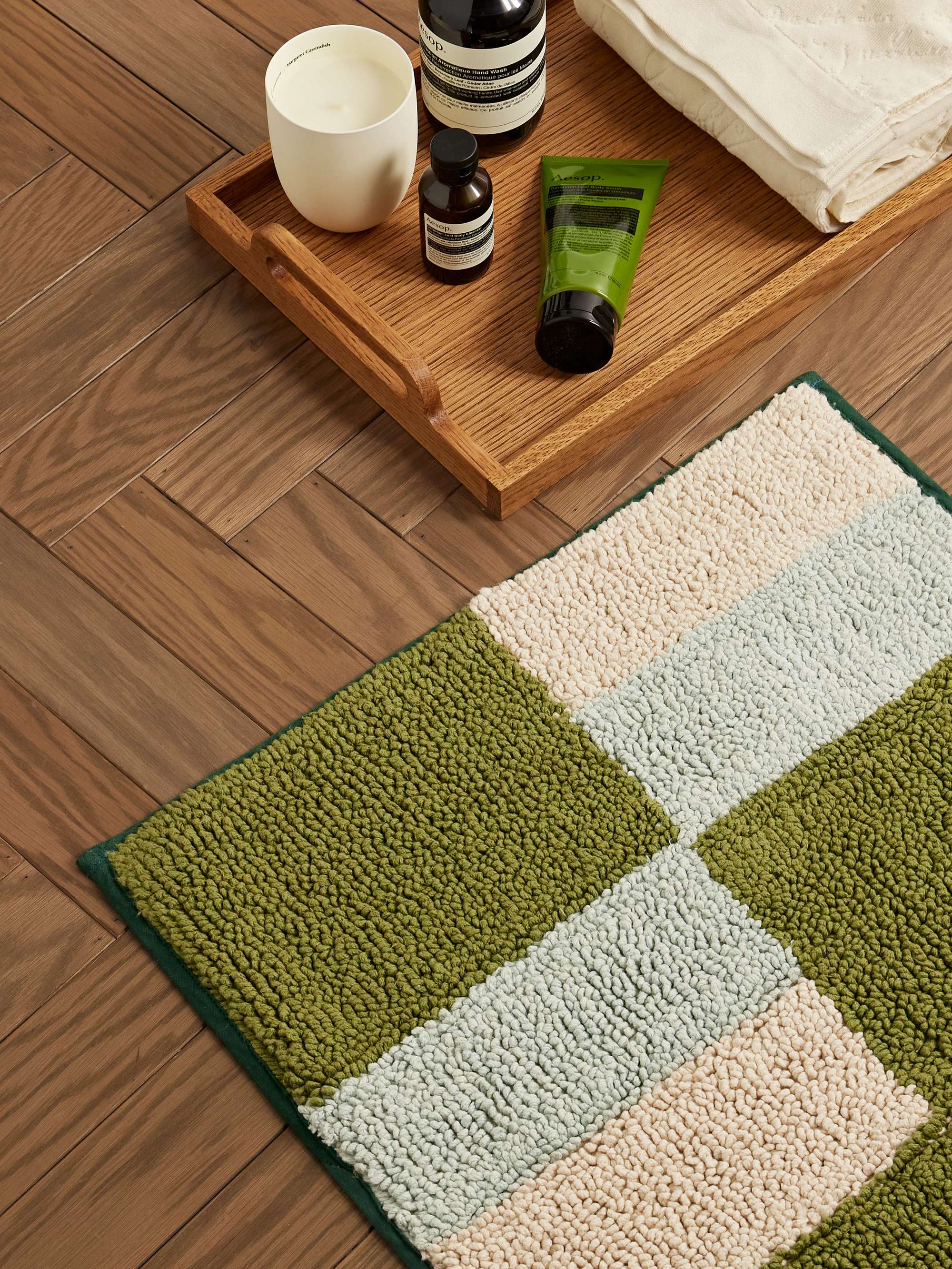 THE CONRAN SHOP CottonTerry Jacquard Bath Mat for Men MR PORTER