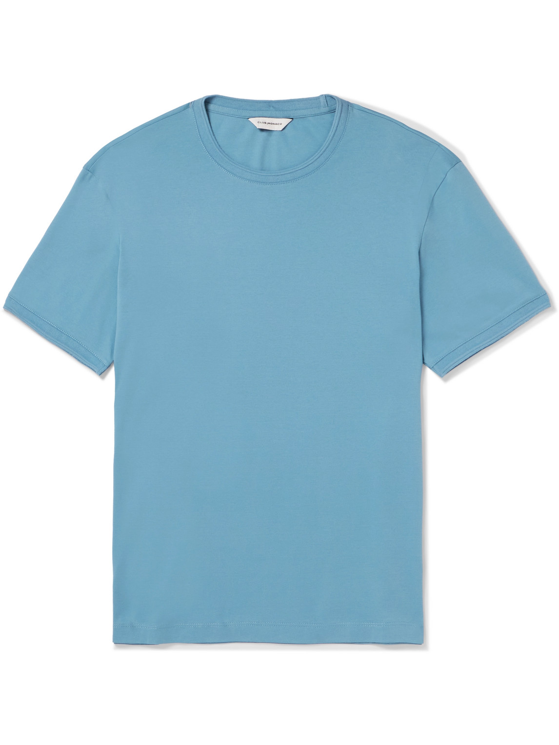 Club Monaco Refined Cotton-jersey T-shirt In Blue