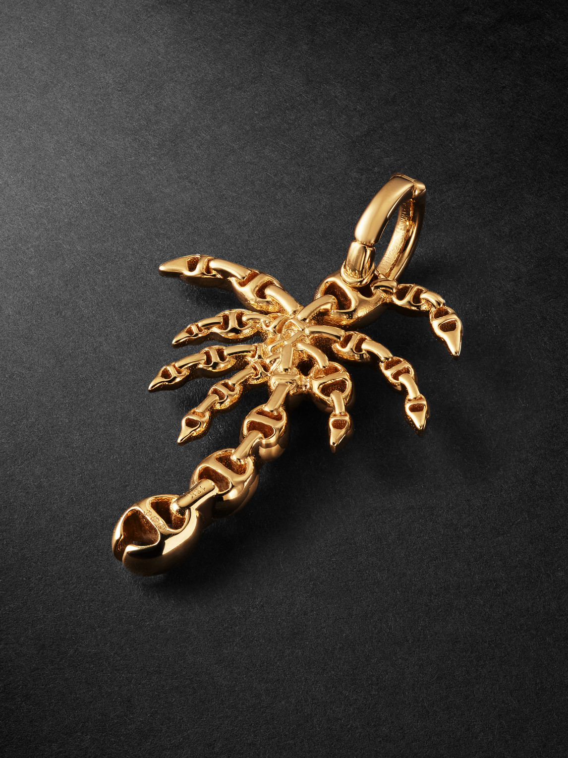 Shop Hoorsenbuhs Palm Tree 18-karat Gold Diamond Pendant