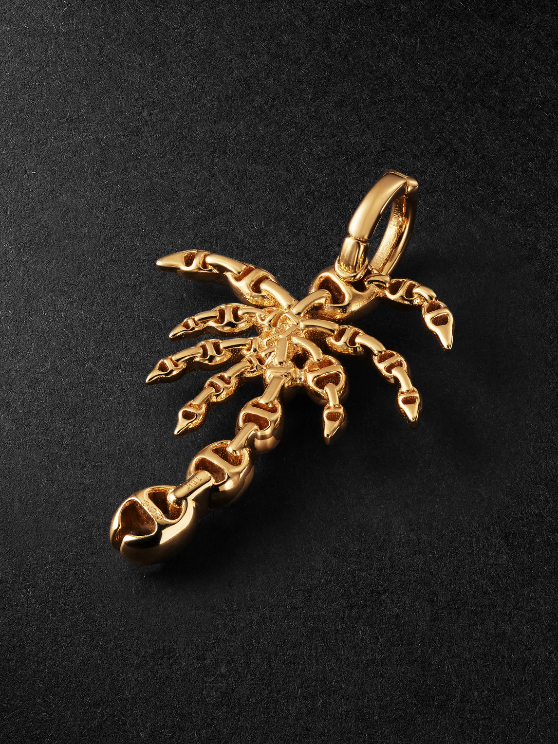 Shop Hoorsenbuhs Palm Tree 18-karat Gold Diamond Pendant