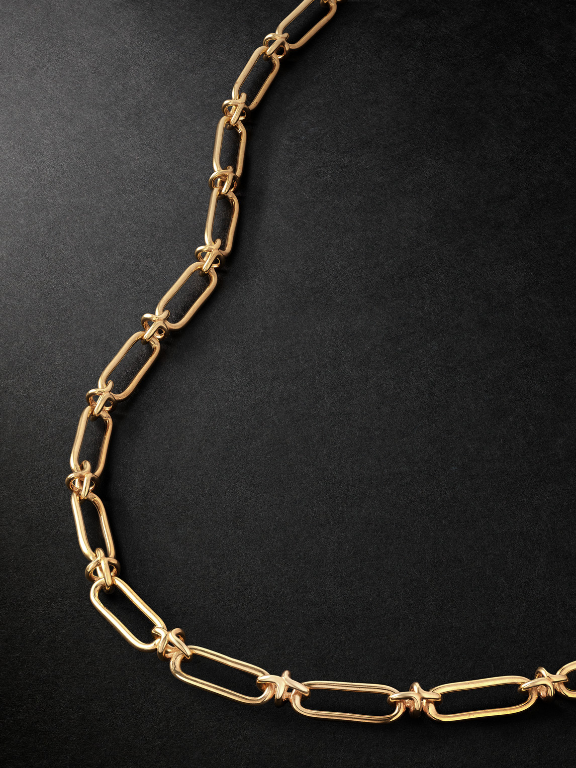 Shop Annoushka Knuckle Classic 14-karat Gold Chain Necklace