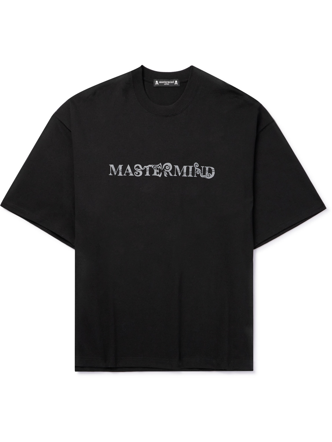 Shop Mastermind Japan Tokyo Revengers Logo-print Cotton-jersey T-shirt In Black