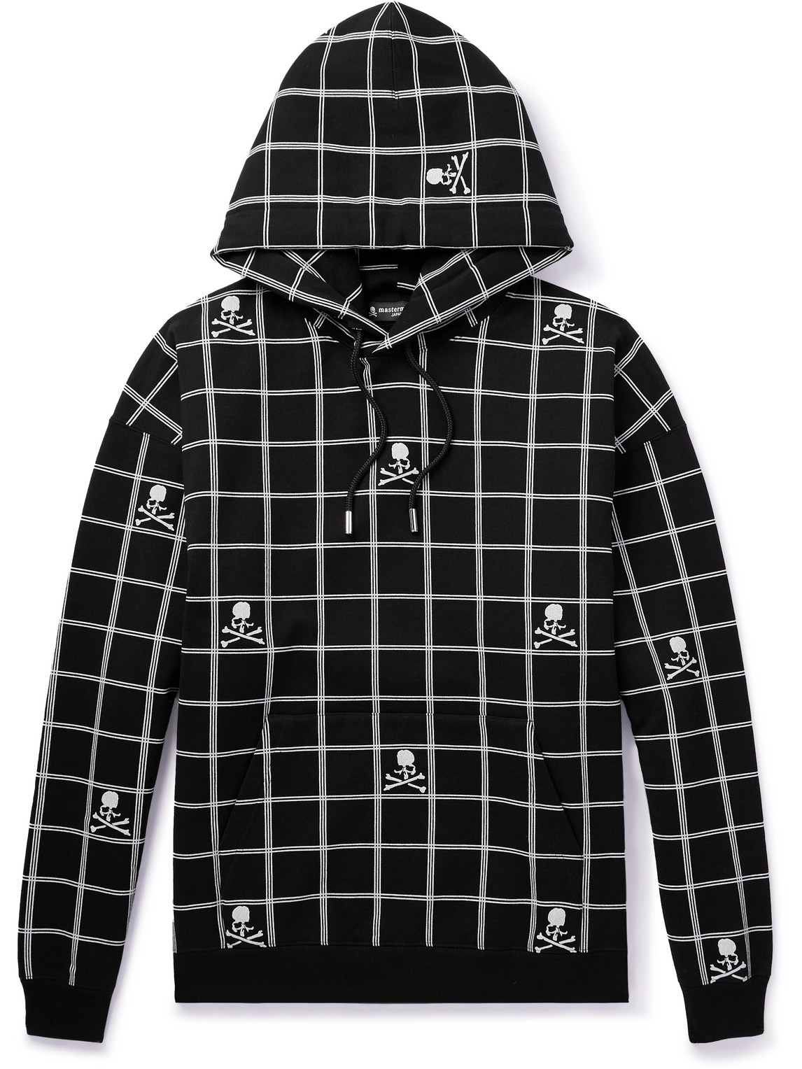 Mastermind Japan Tokyo Revengers Logo-print Cotton-jersey Hoodie In Black