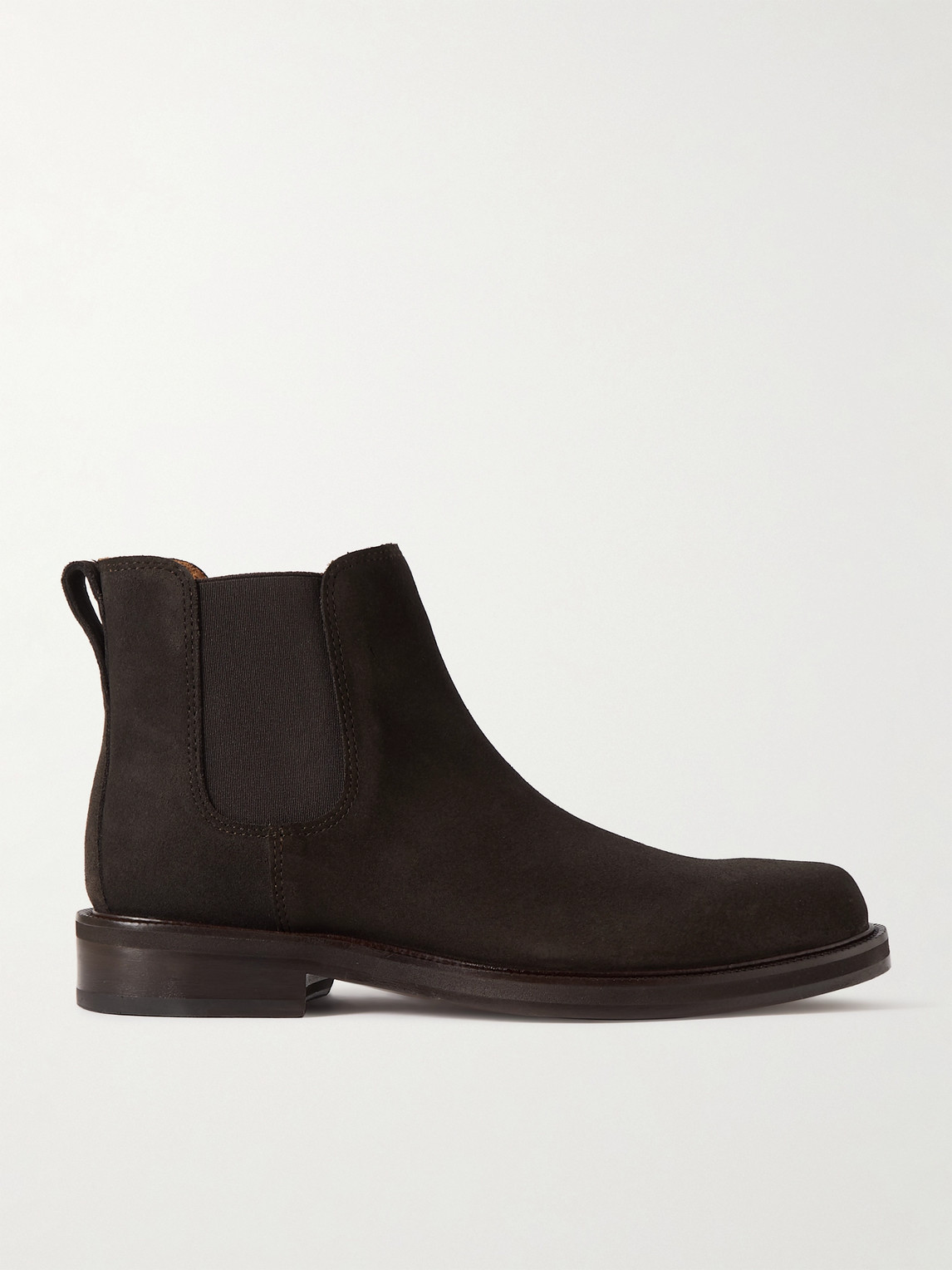 Mr P Olie Suede Chelsea Boots In Brown