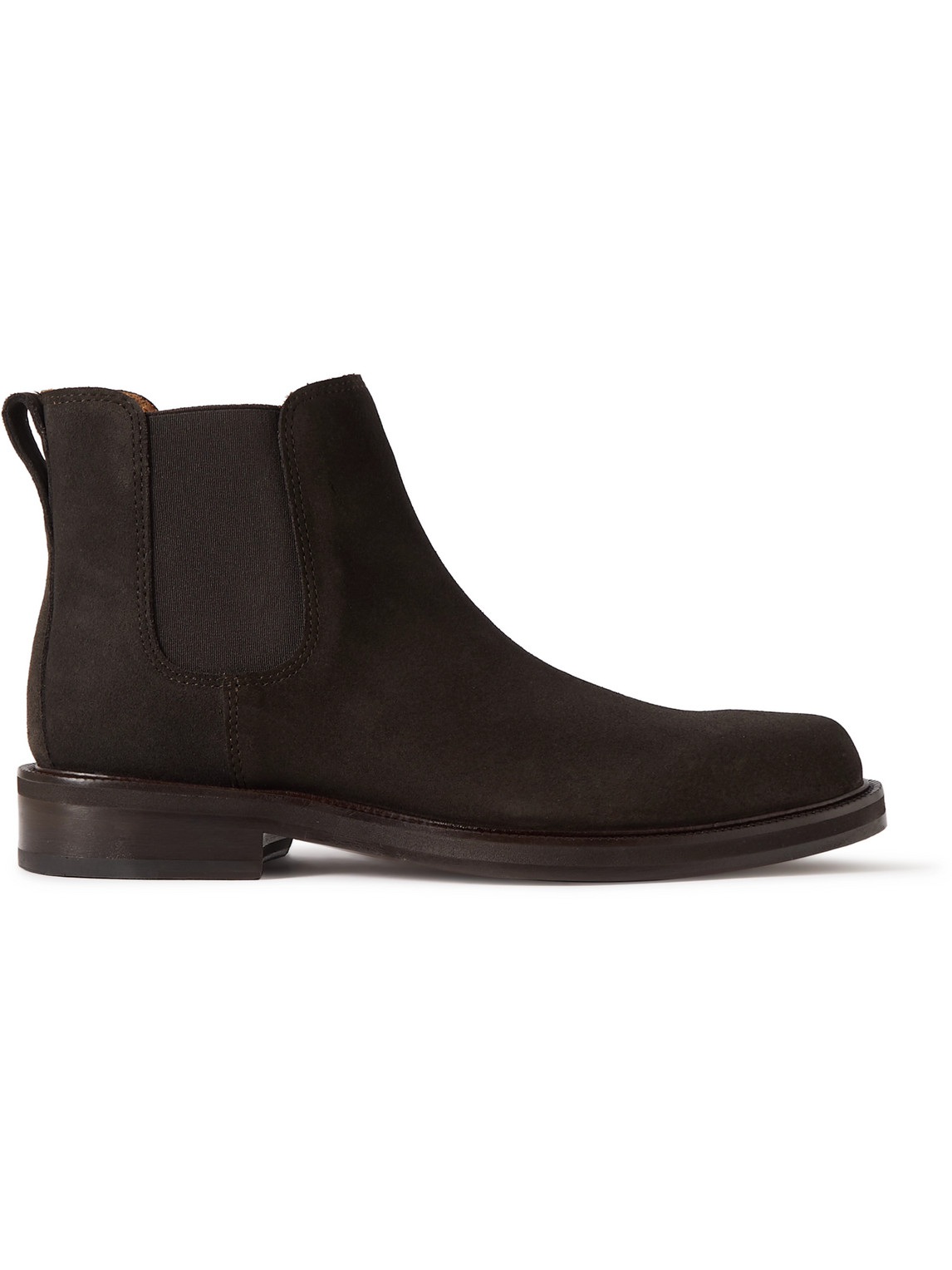 Mr P. Olie Suede Chelsea Boots In Brown