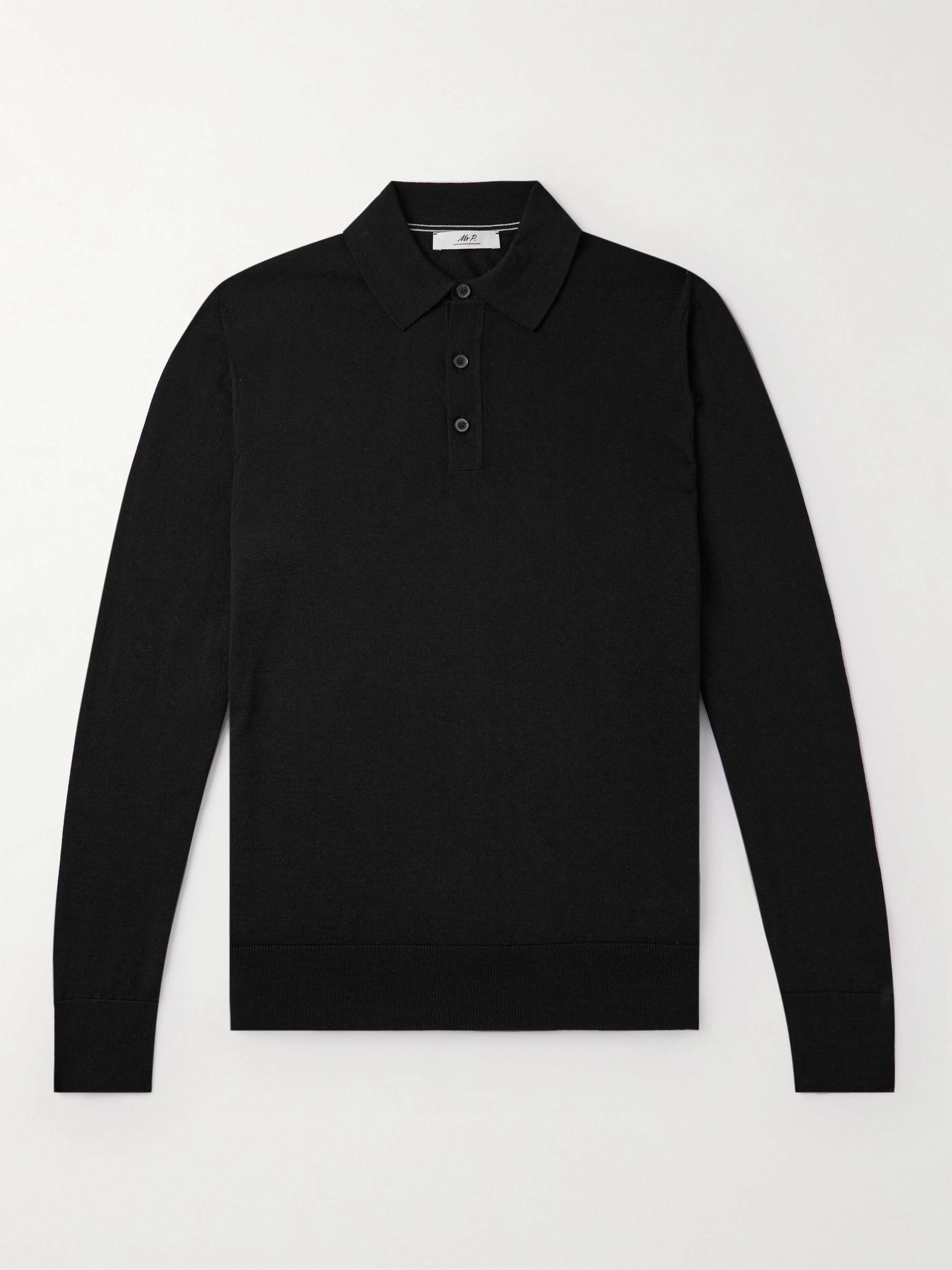 MR P. Merino Wool Polo Shirt for Men | MR PORTER