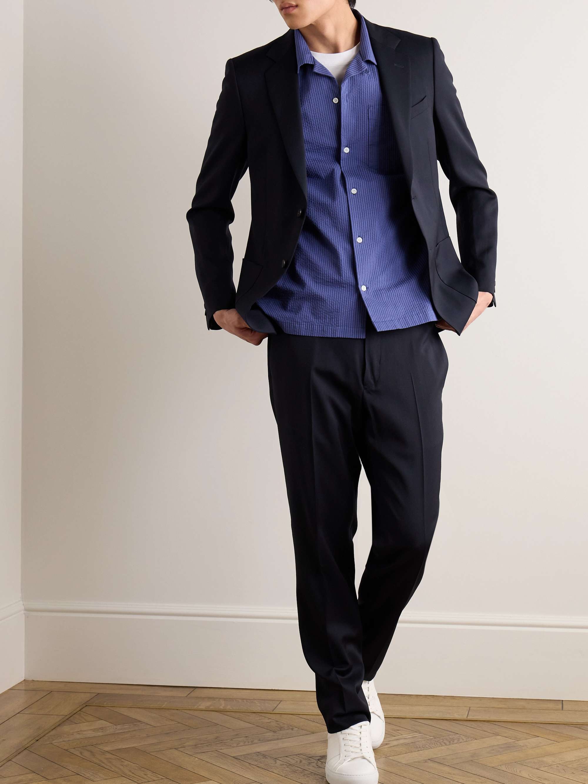 MR P. Philip Slim-Fit Wool-Twill Suit Trousers for Men | MR PORTER