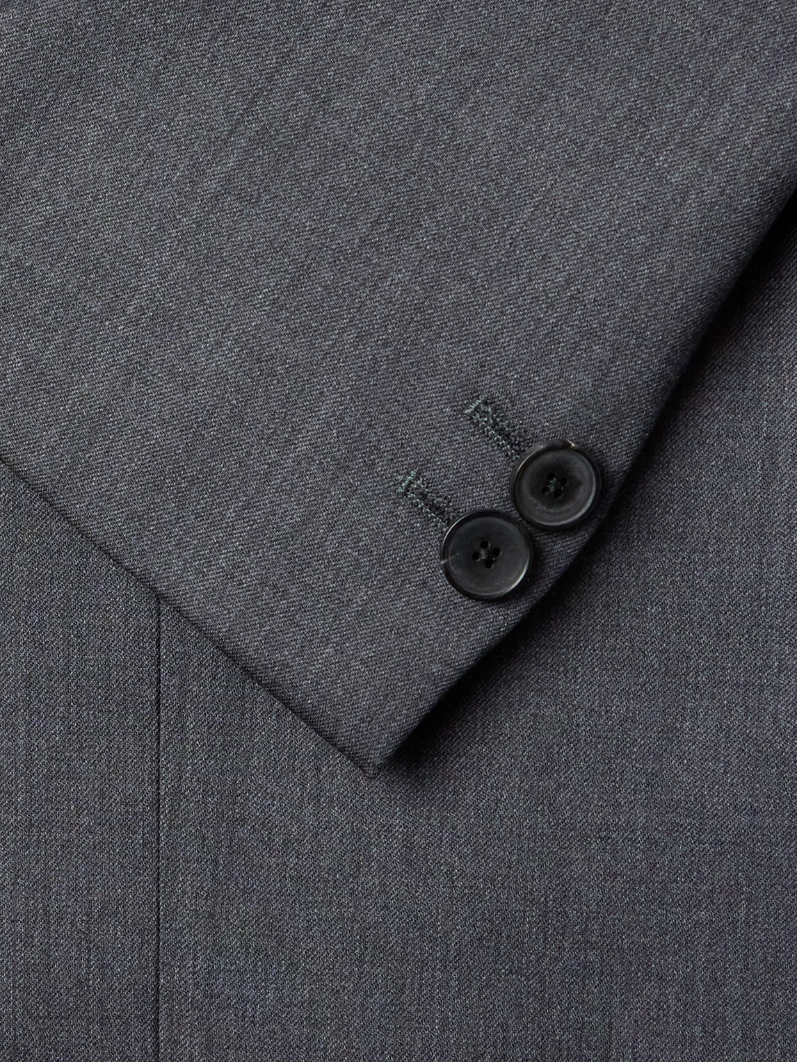 Shop Mr P Slim-fit Wool-twill Suit Jacket In Gray