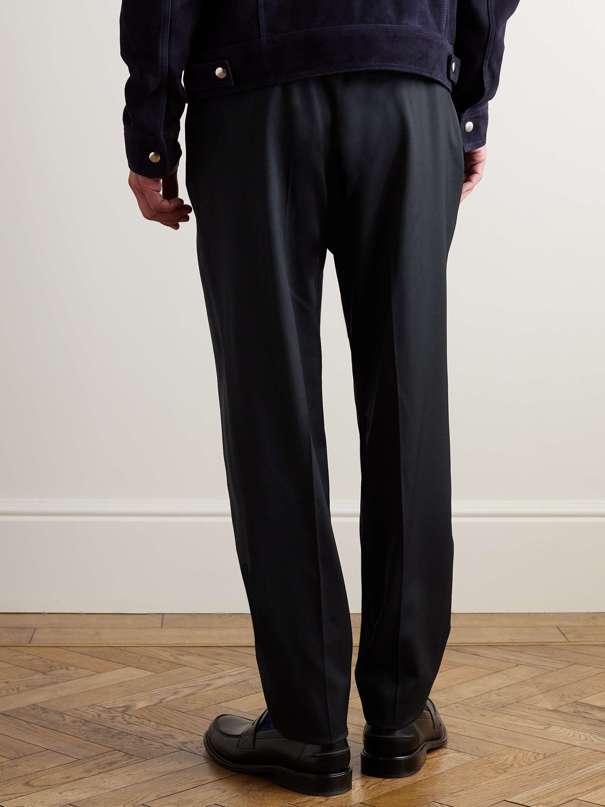 MR P. Tapered Wool Drawstring Trousers for Men | MR PORTER